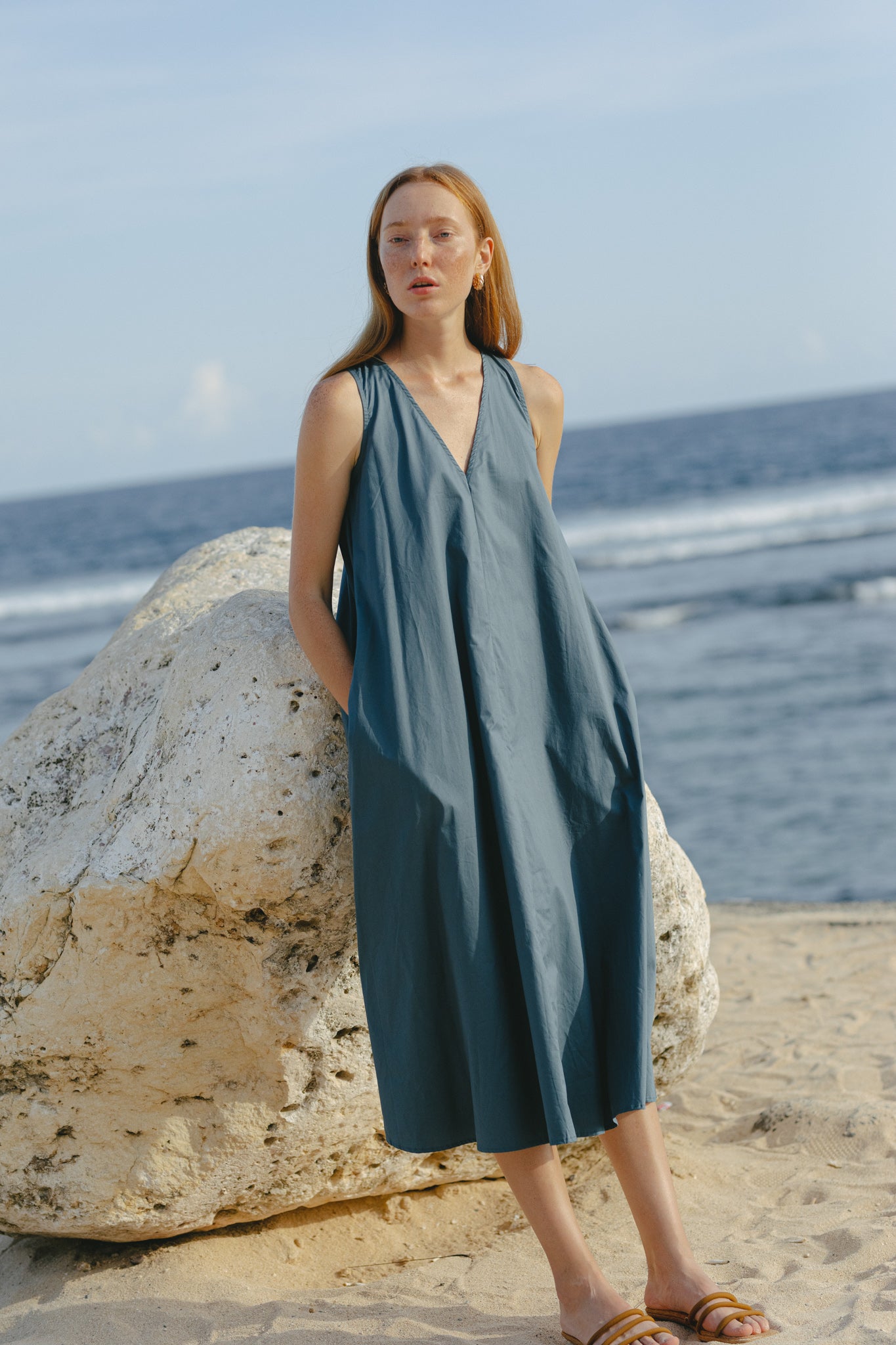 A Line Midi Dress