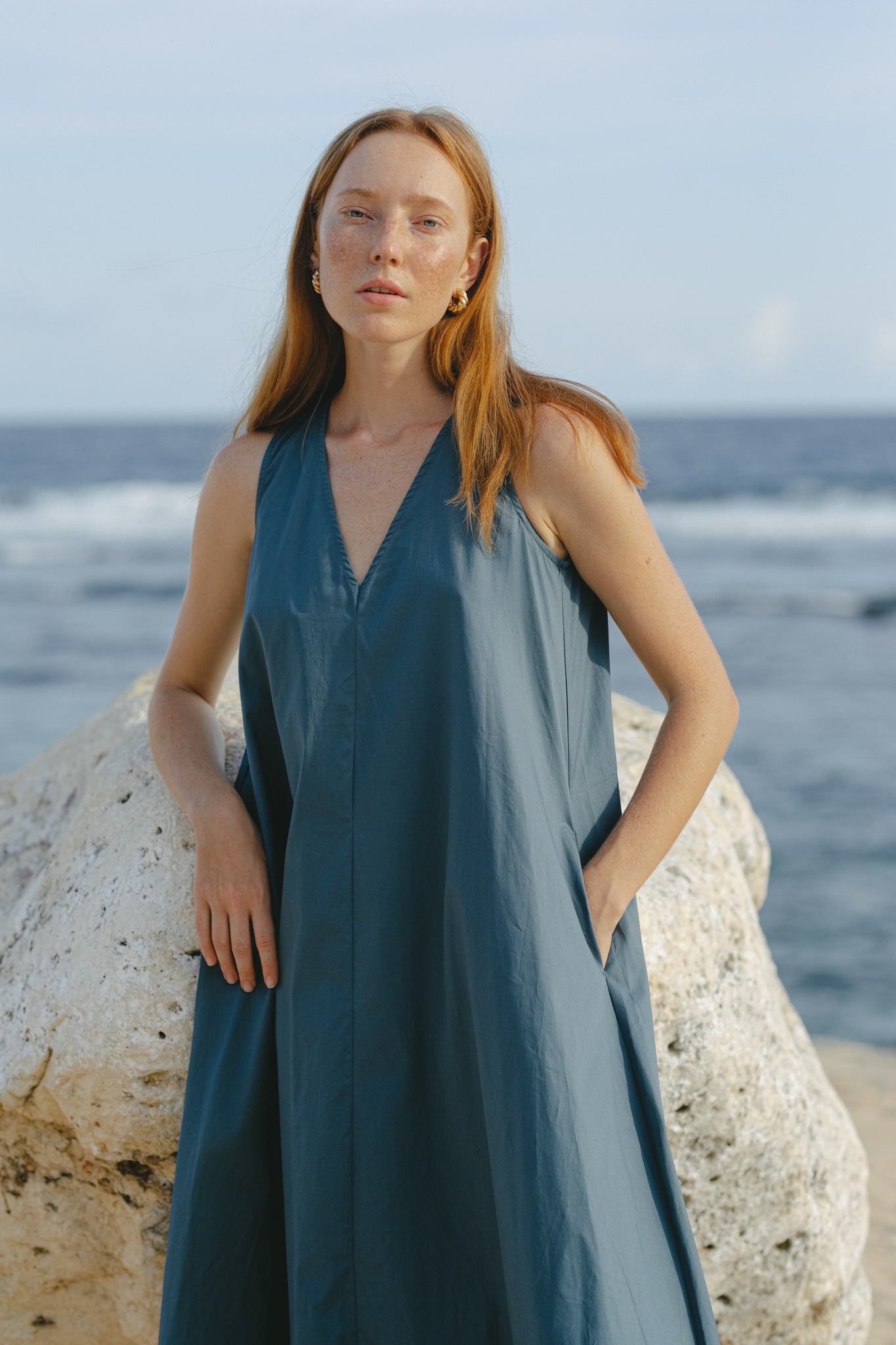 A Line Midi Dress