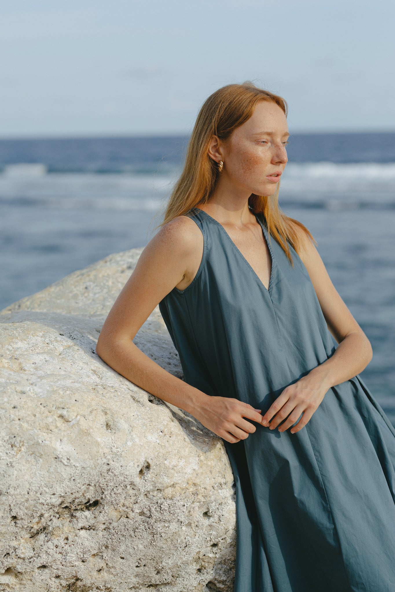 A Line Midi Dress