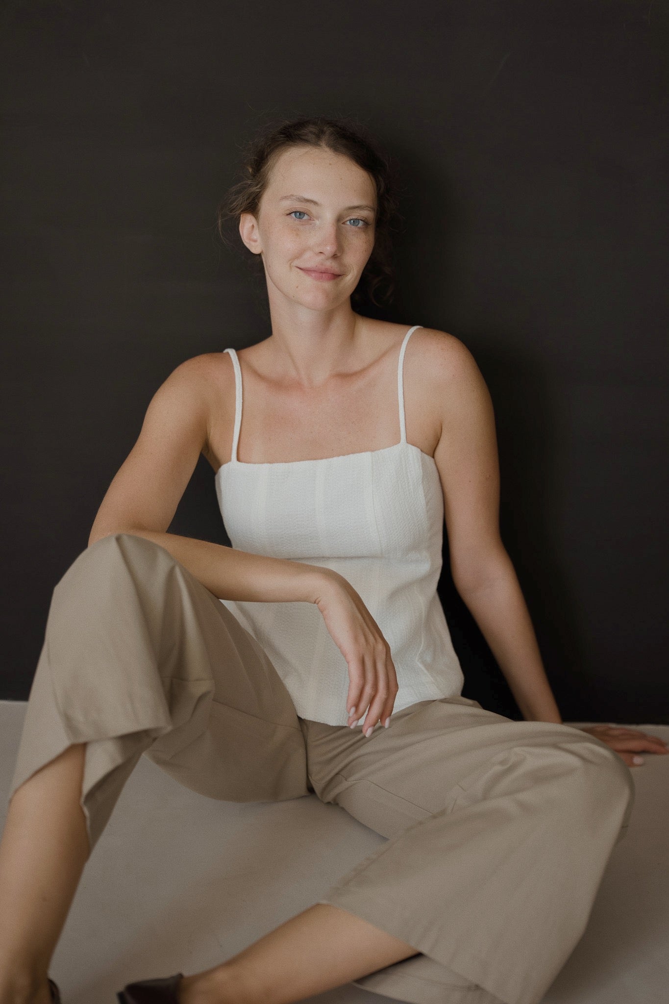 Cotton Tailored Trousers