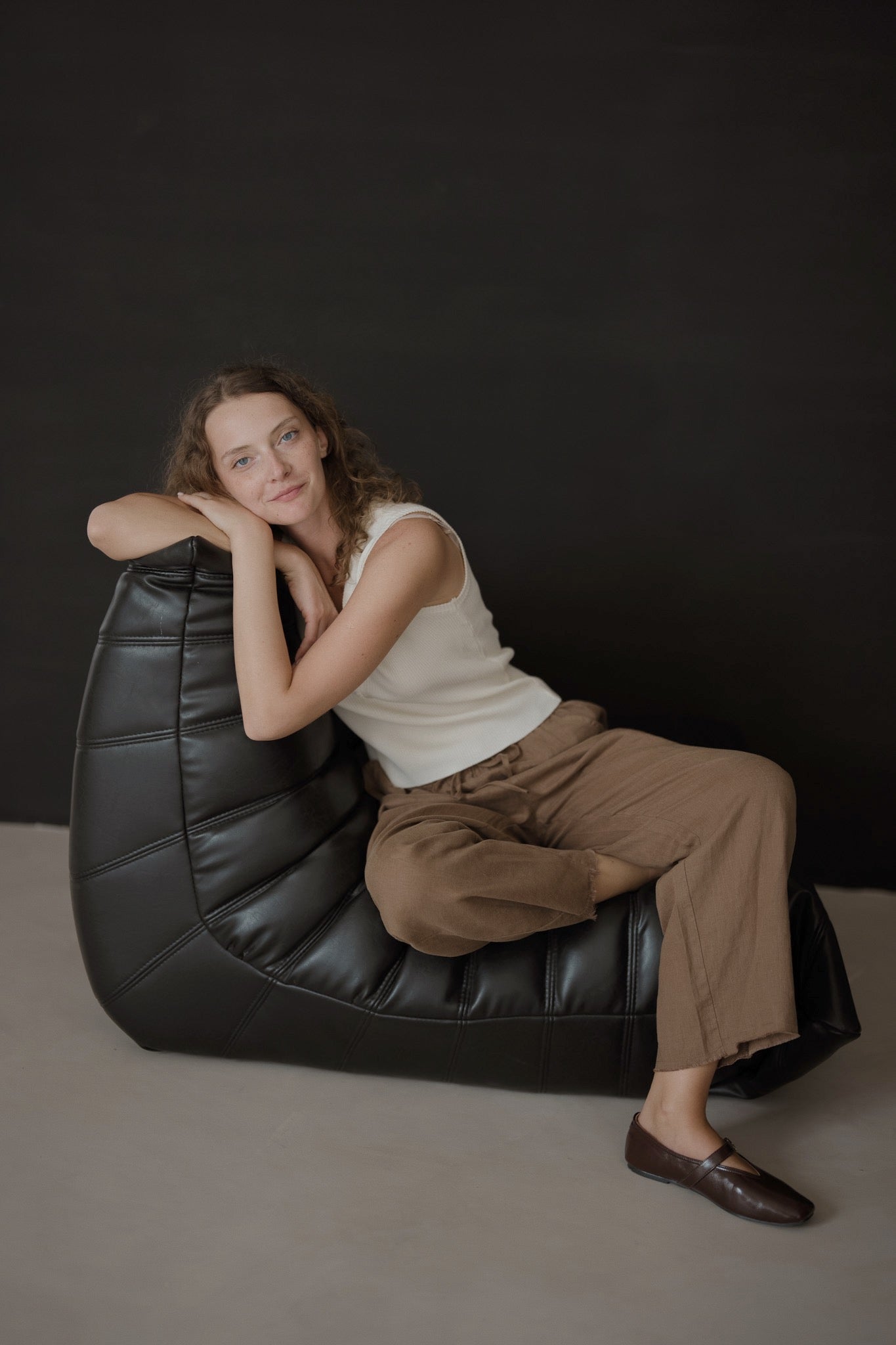 Washed Linen Long Trousers