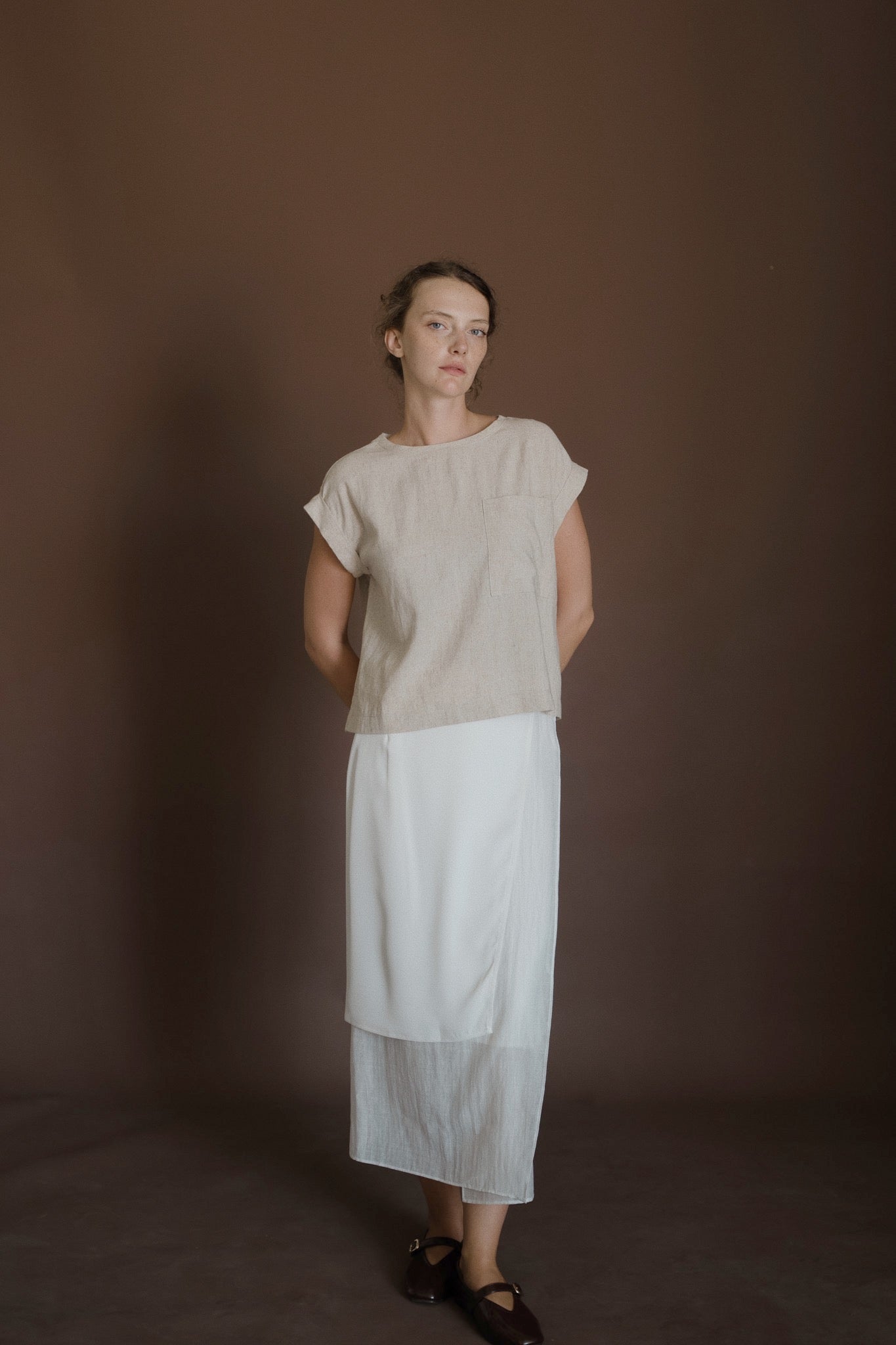 Pocket Linen Top