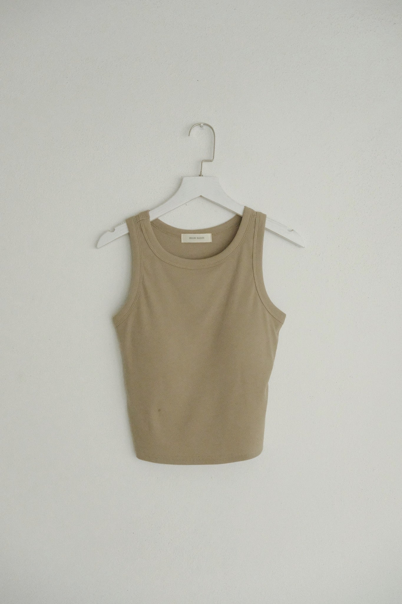 Cropped Padded Tank Top