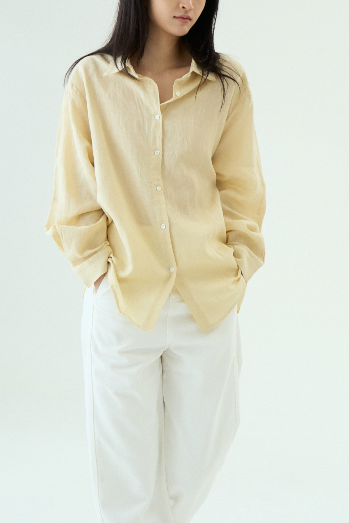 Relaxed Linen Blend Shirt