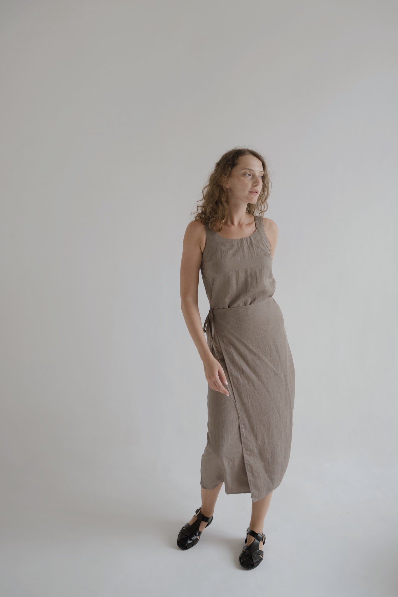 Tencel Wrap Dress