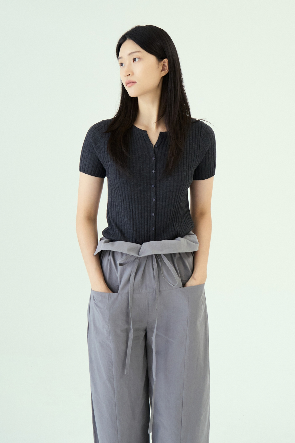 Rill Button Top
