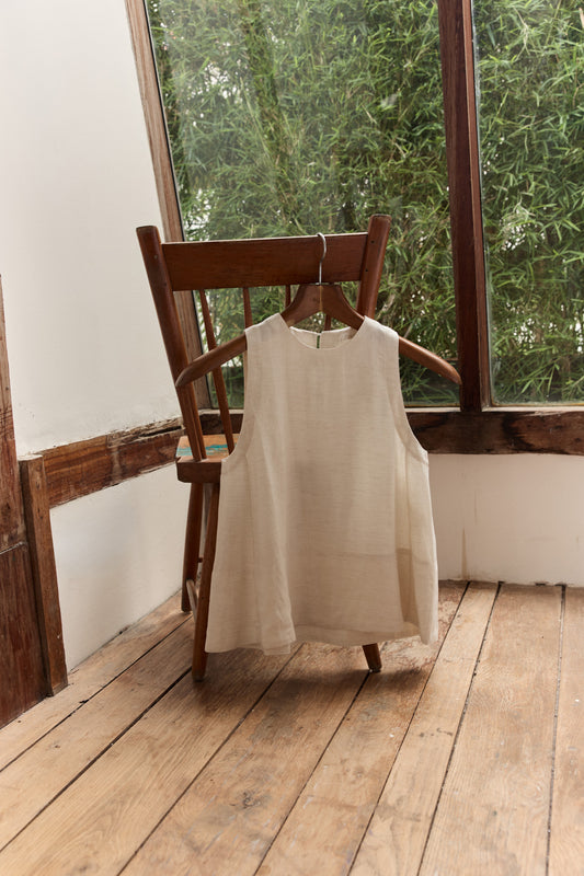 Eleona Linen Flare Top