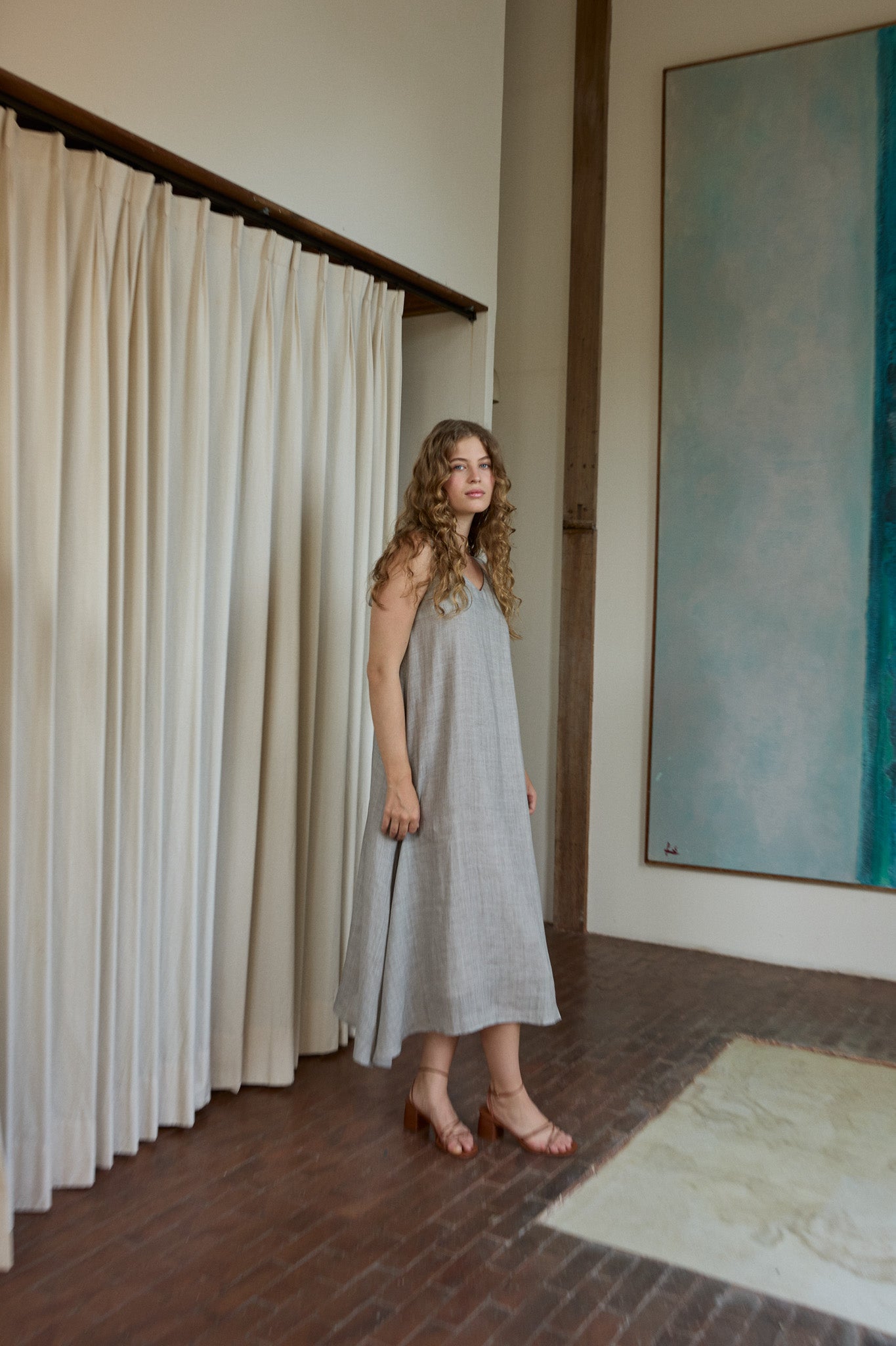 Tie Back Strap Dress