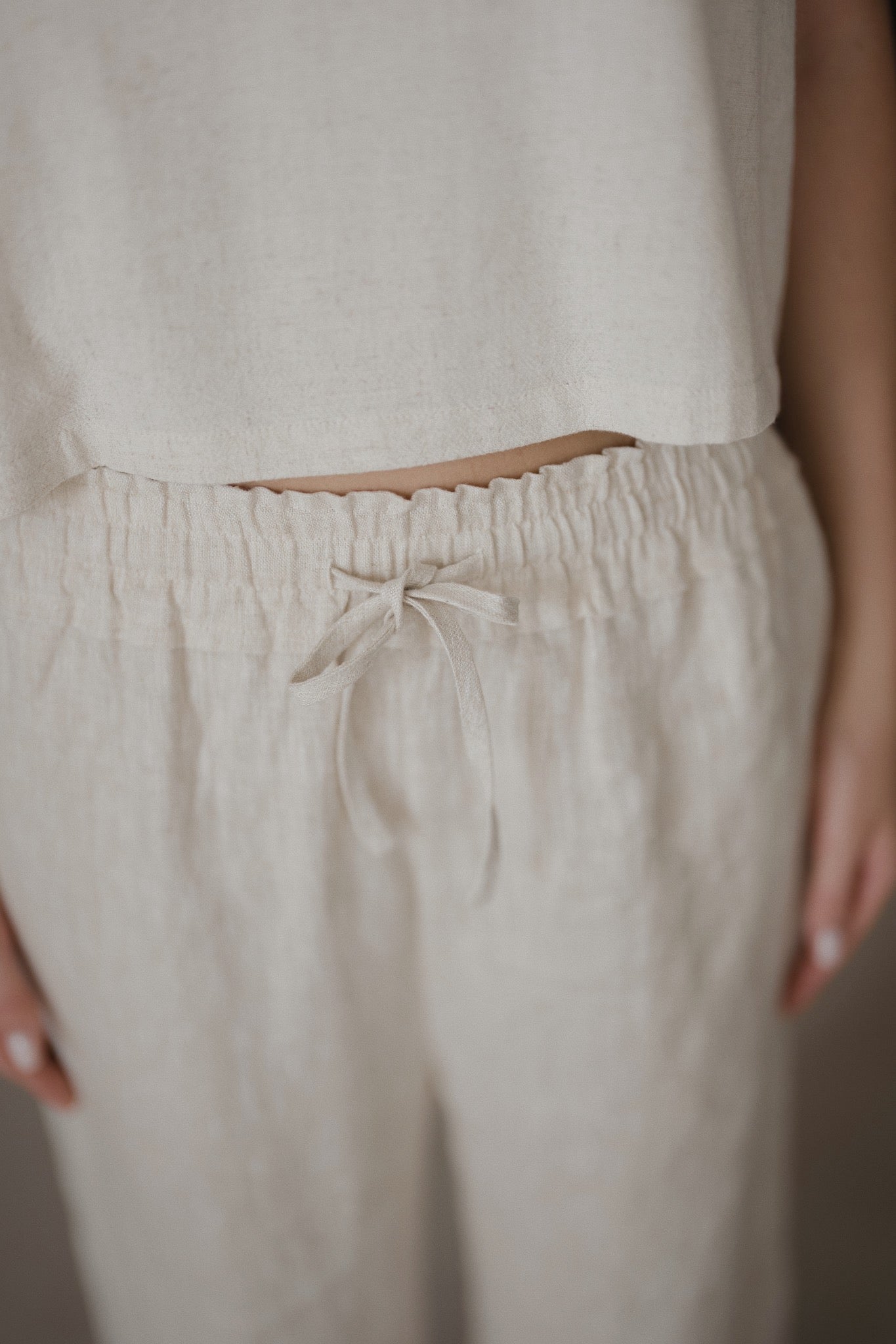 Elasticated Linen Culottes