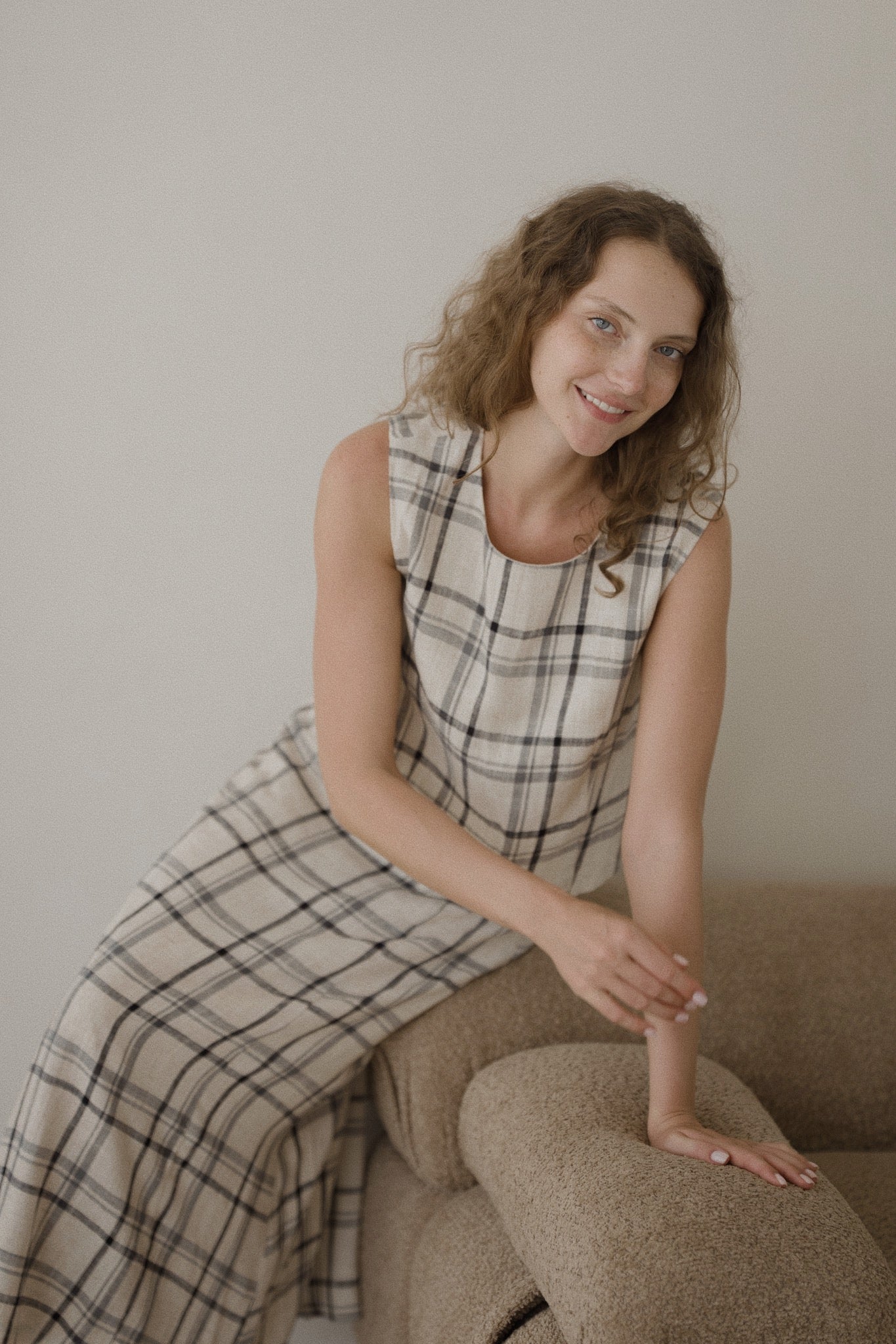 Midi Linen Skirt