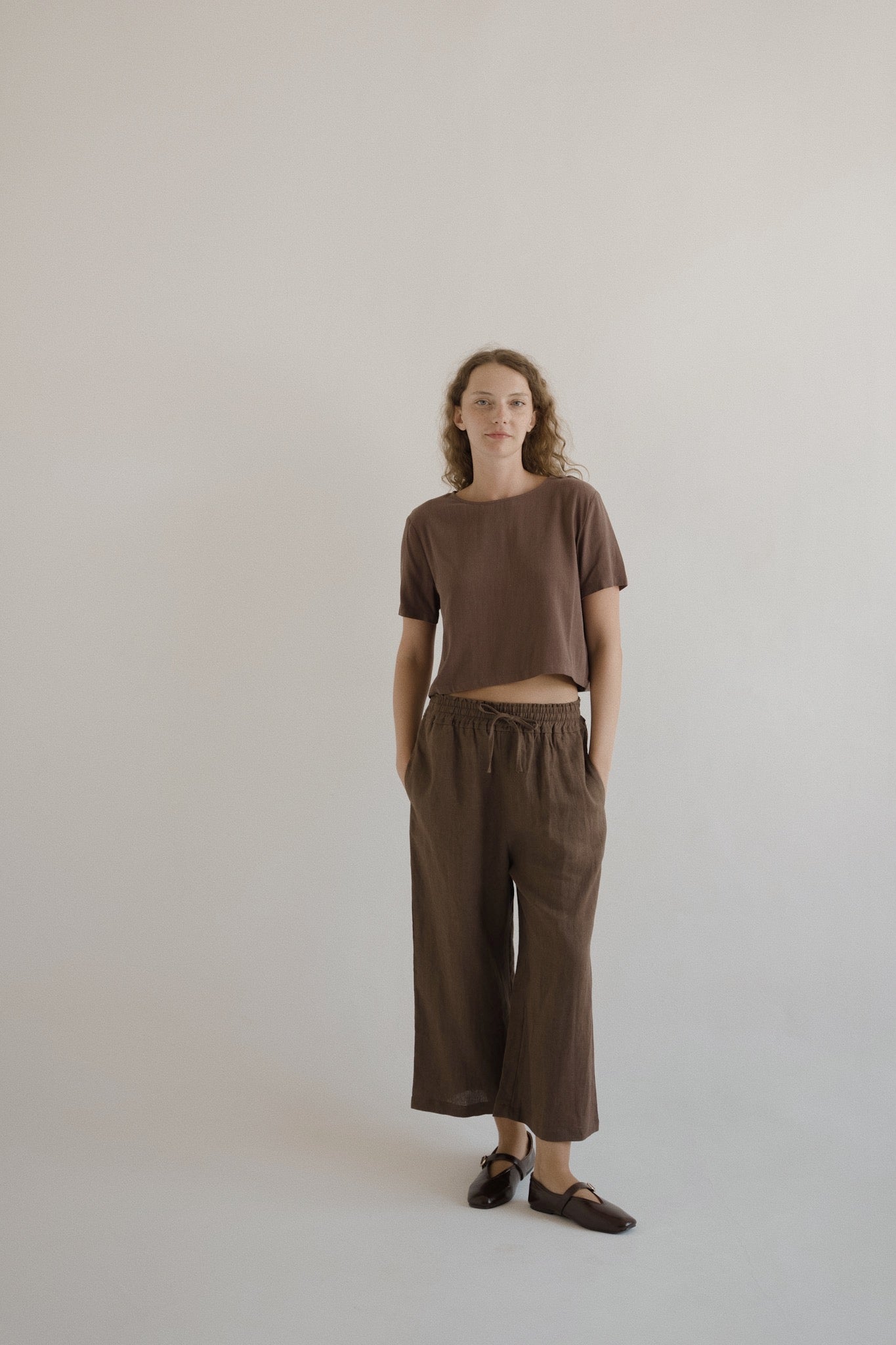Elasticated Linen Culottes