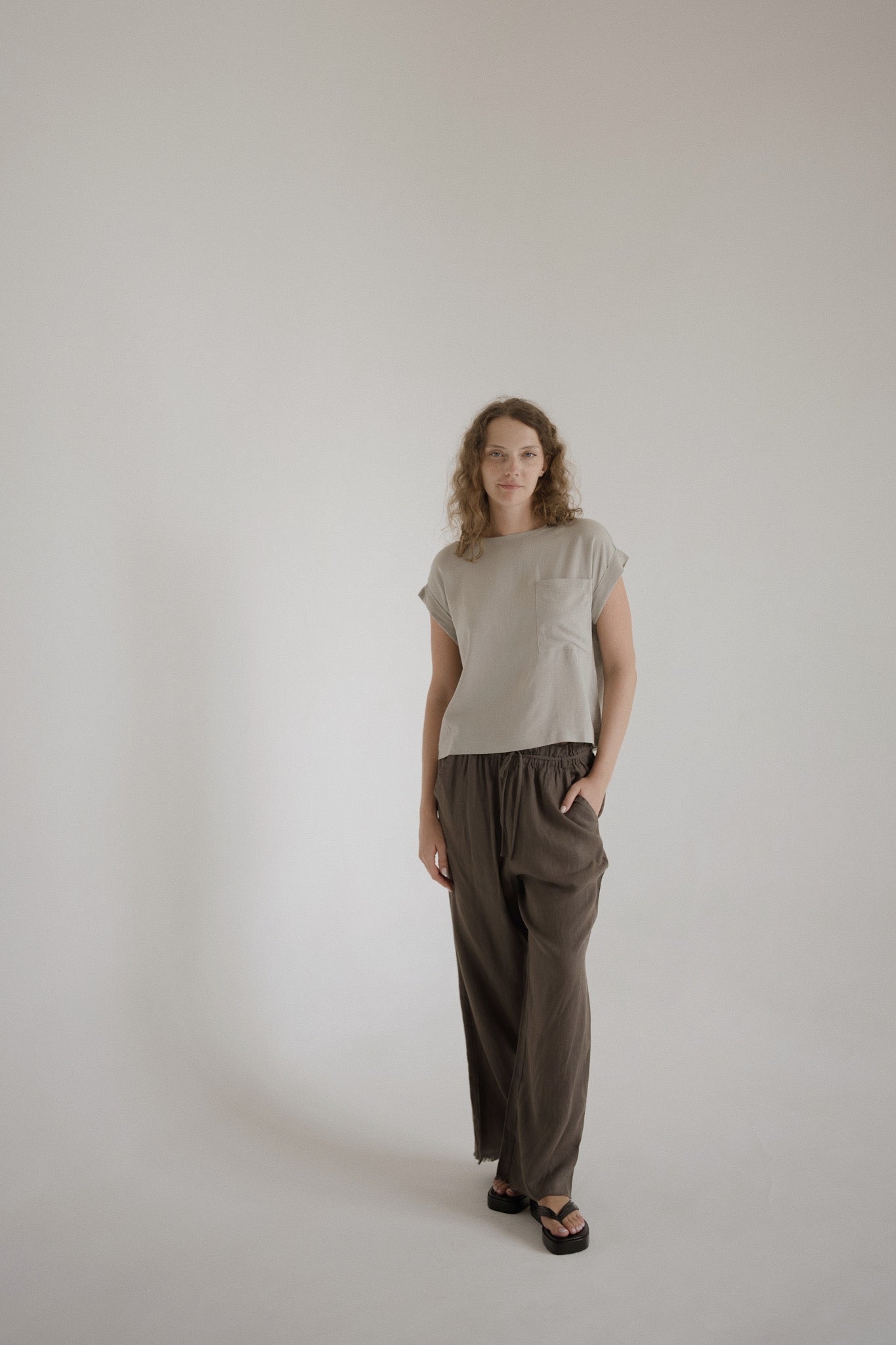 Pocket Linen Top