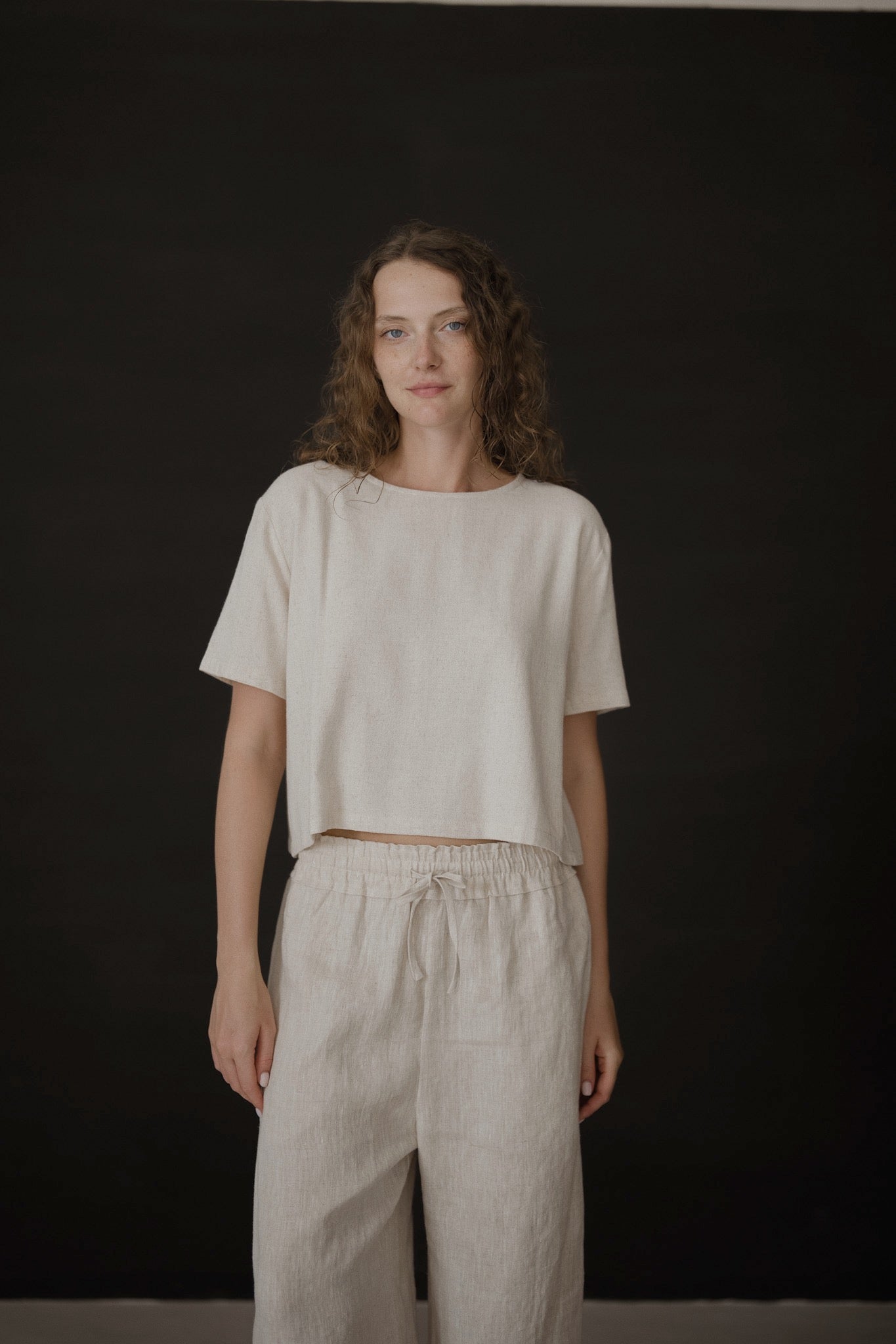 Elasticated Linen Culottes