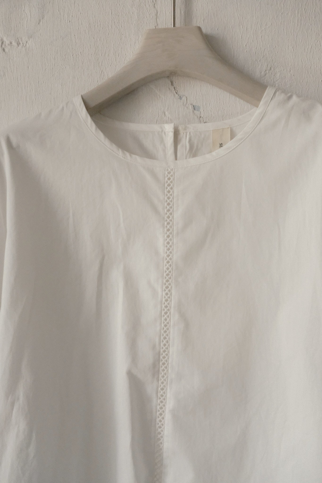 Lace Trim Long Sleeve Blouse
