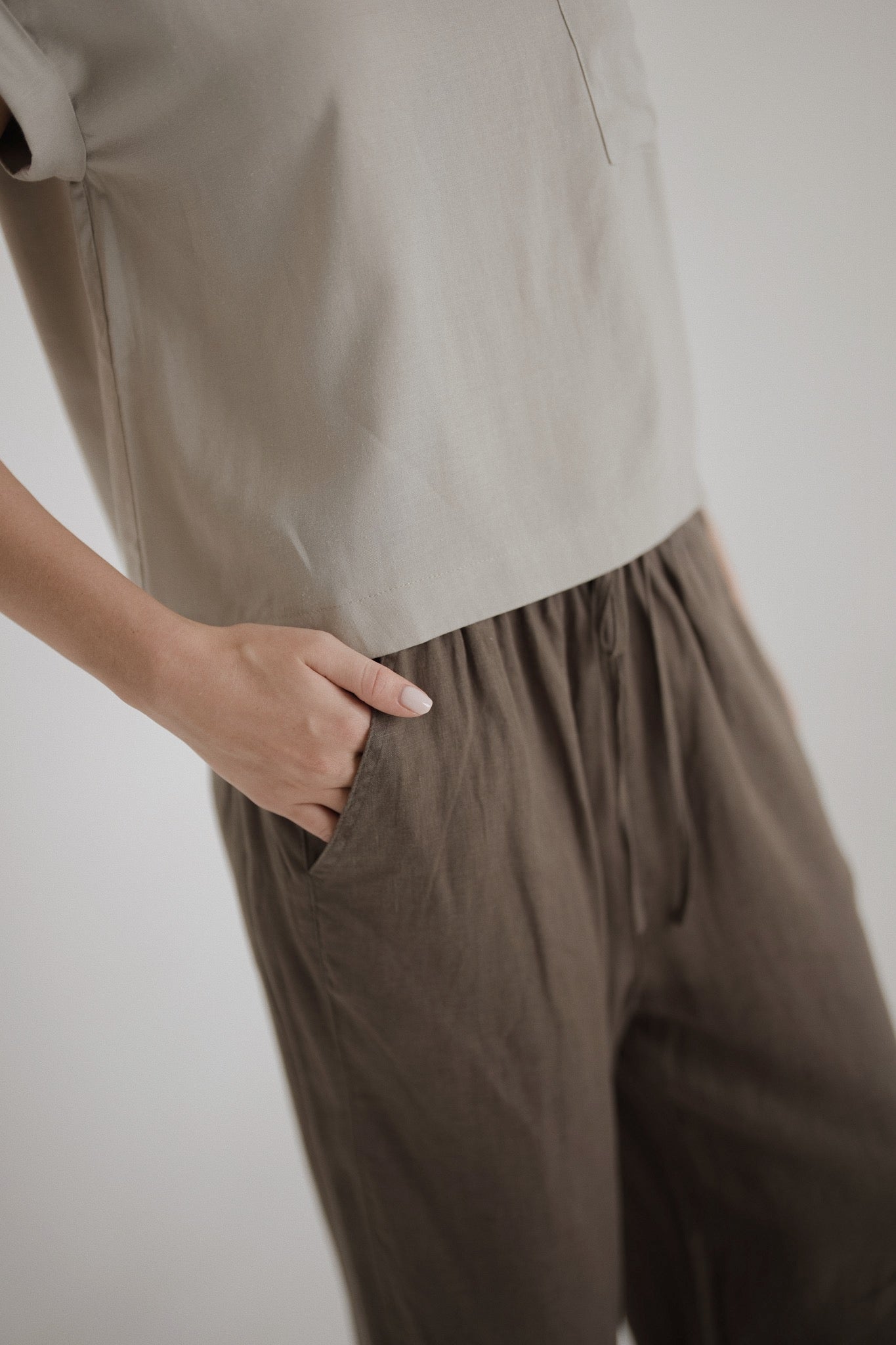 Pocket Linen Top