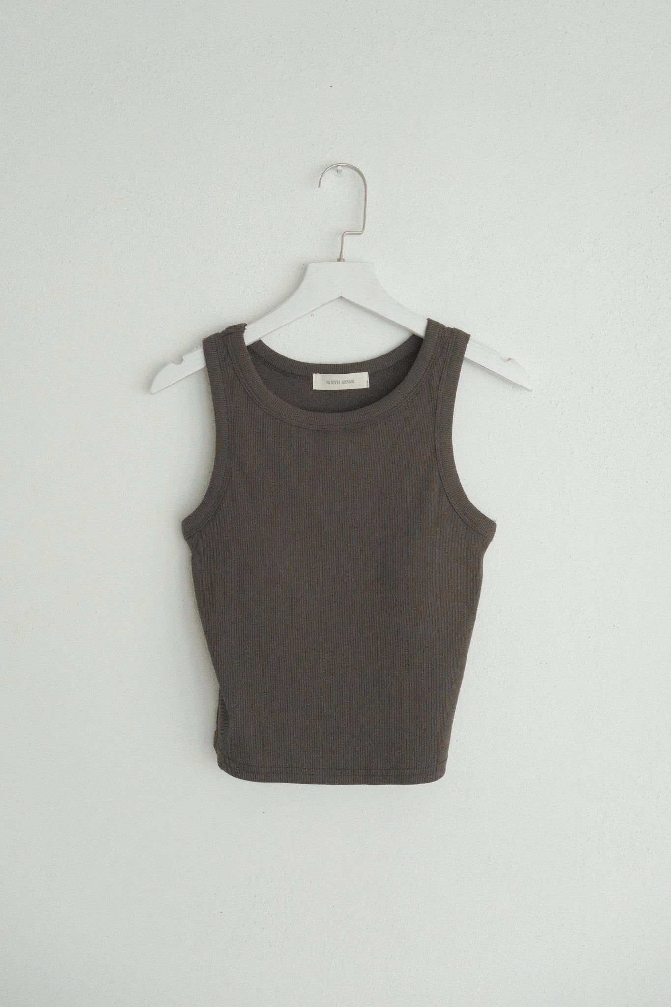 Cropped Padded Tank Top