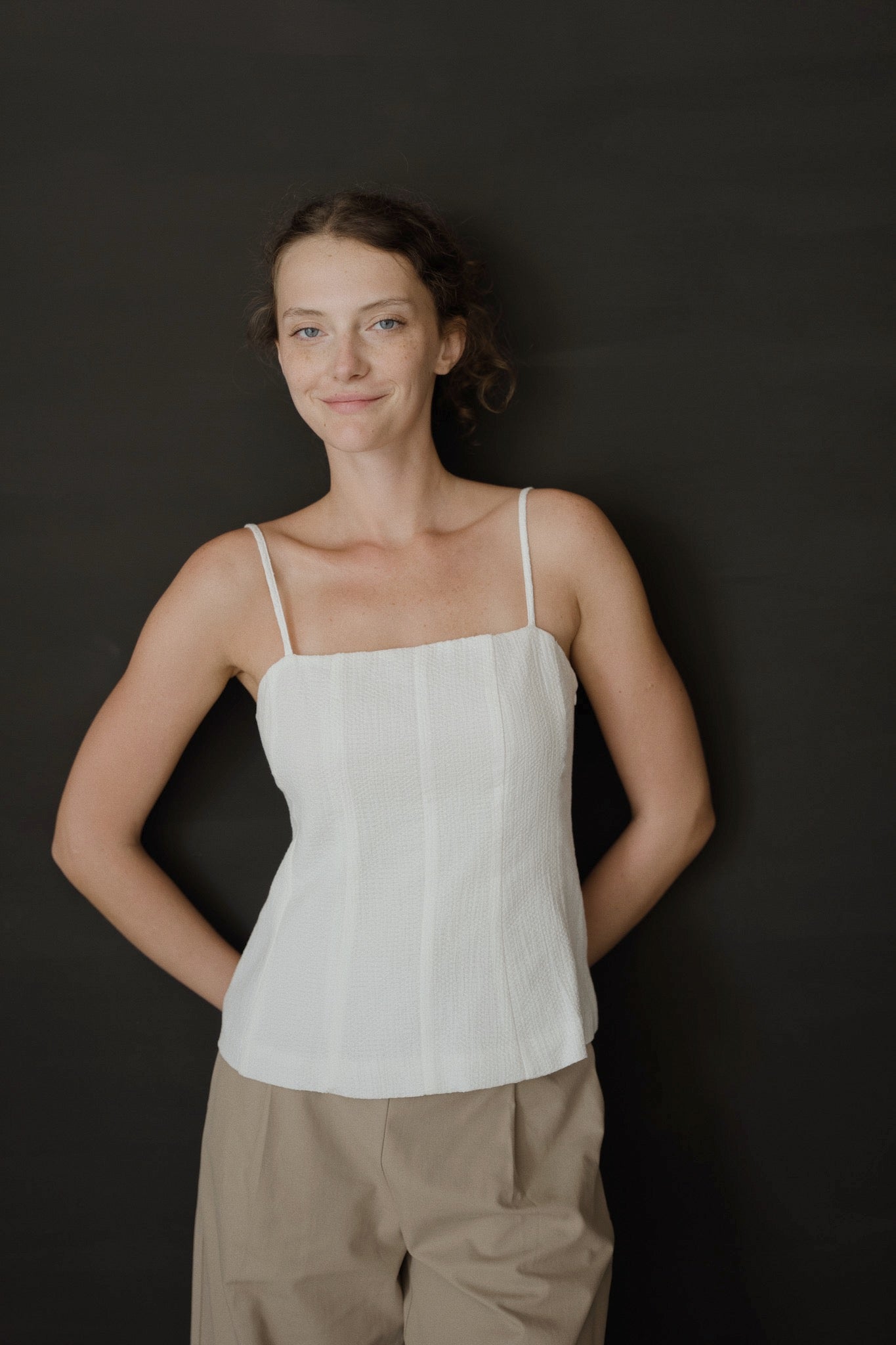 Cotton Tailored Trousers