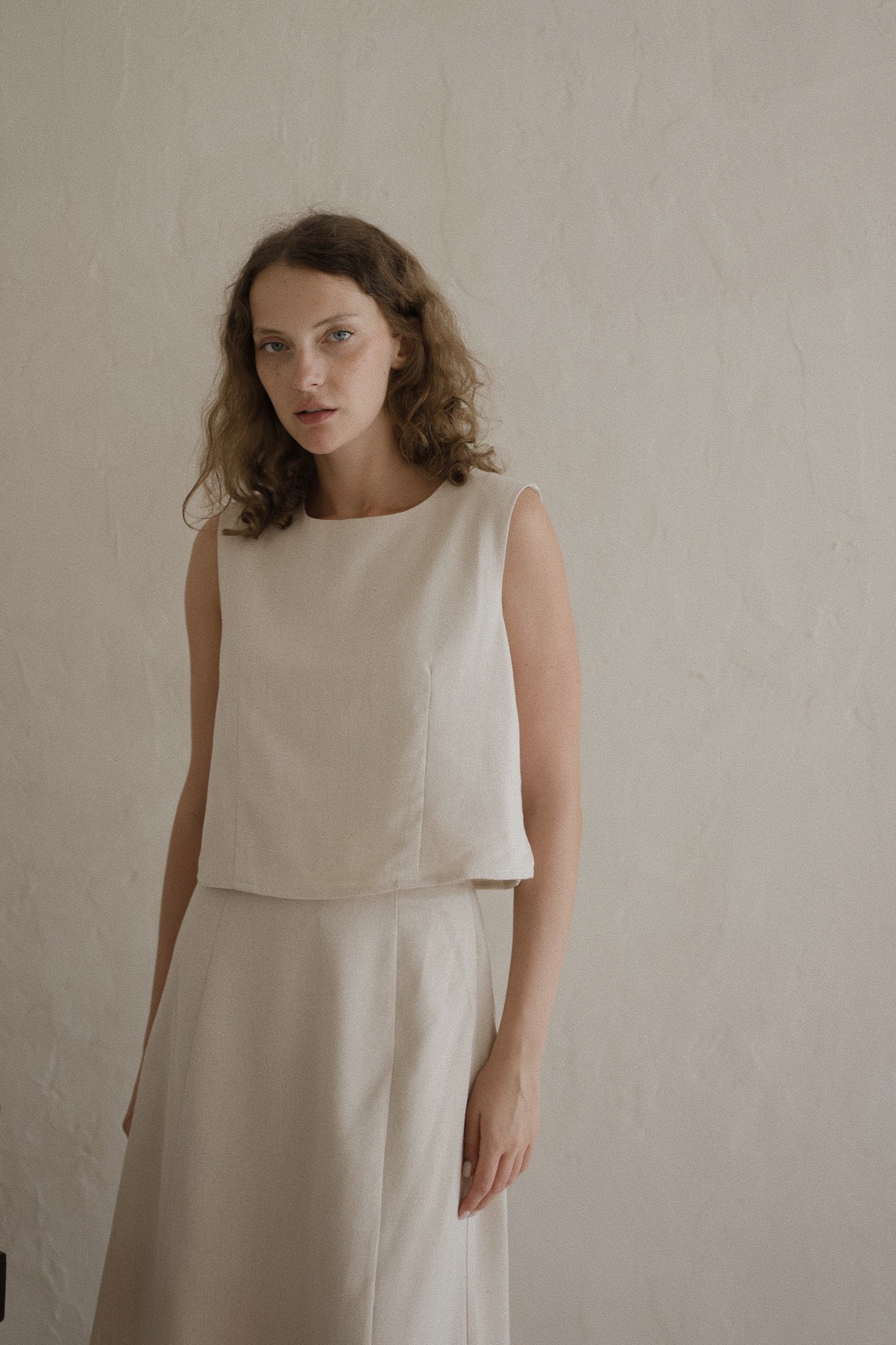 Midi Linen Skirt