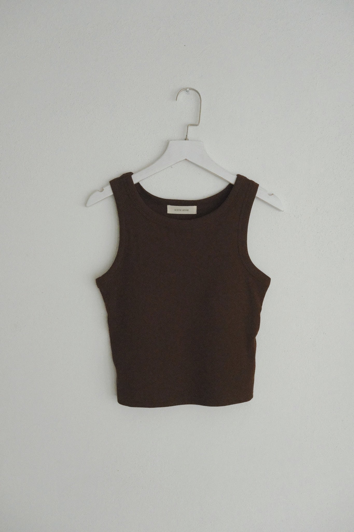 Cropped Padded Tank Top
