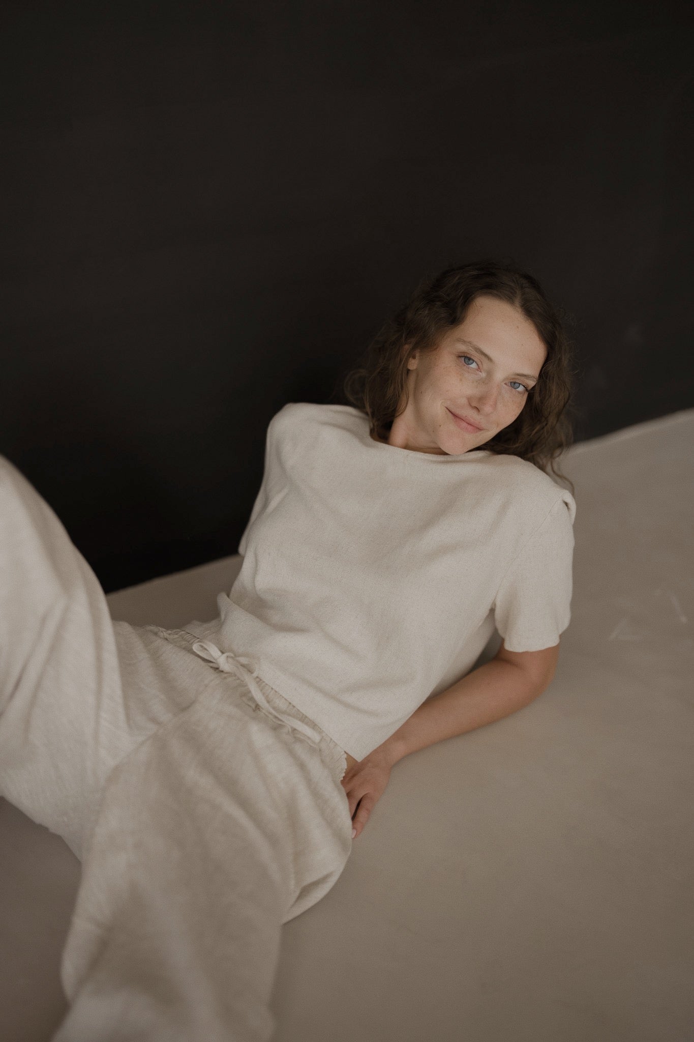 Elasticated Linen Culottes