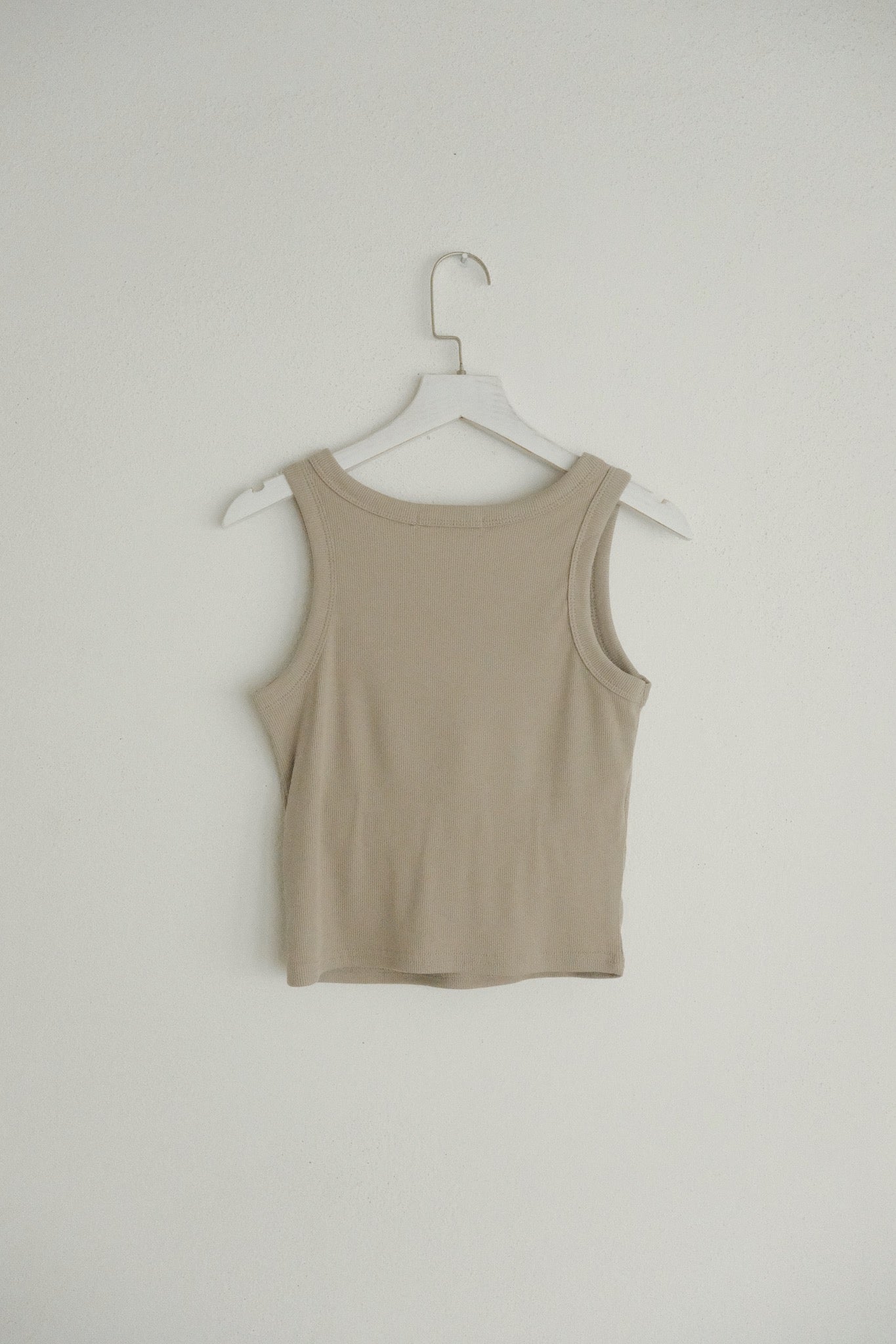 Cropped Padded Tank Top