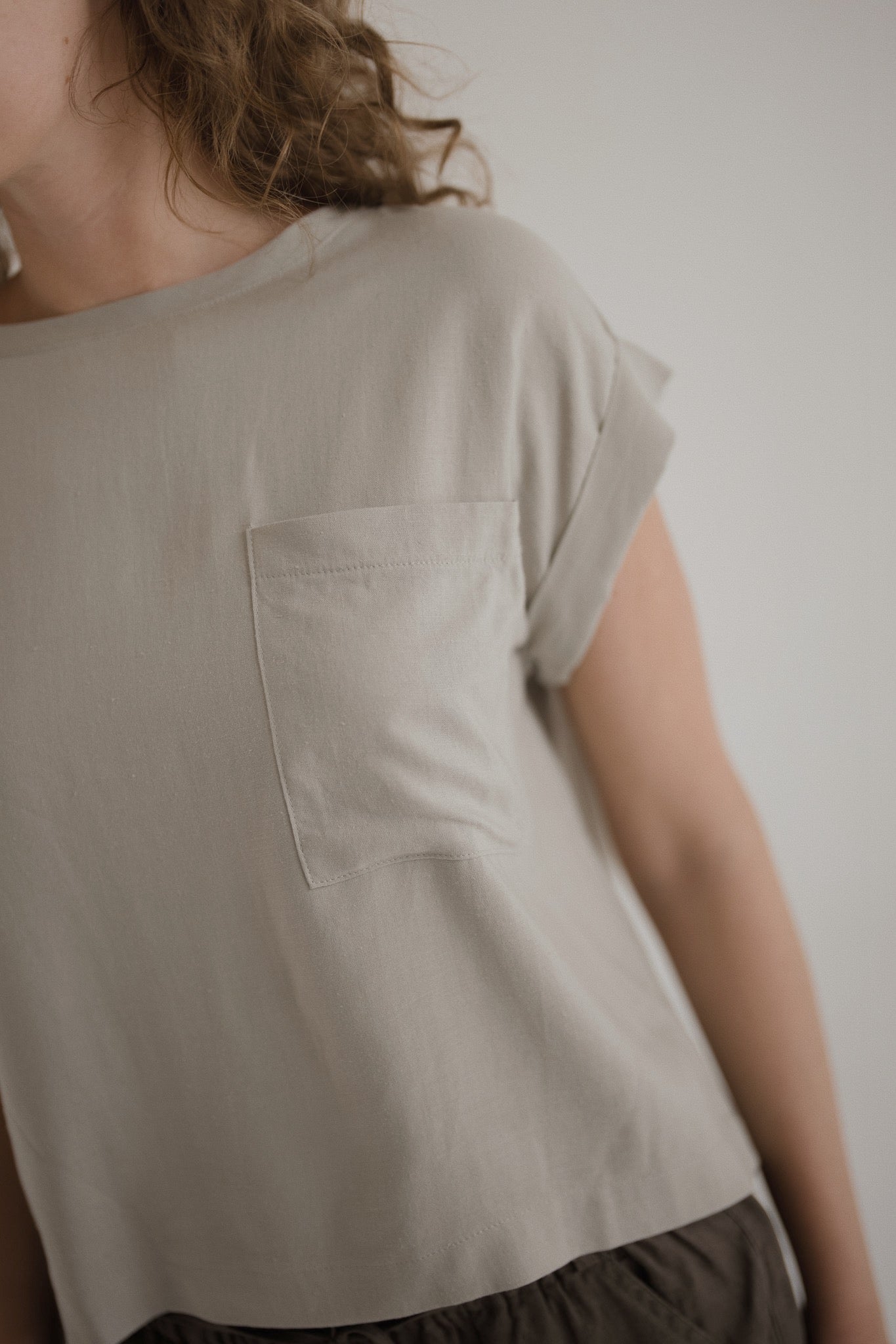 Pocket Linen Top