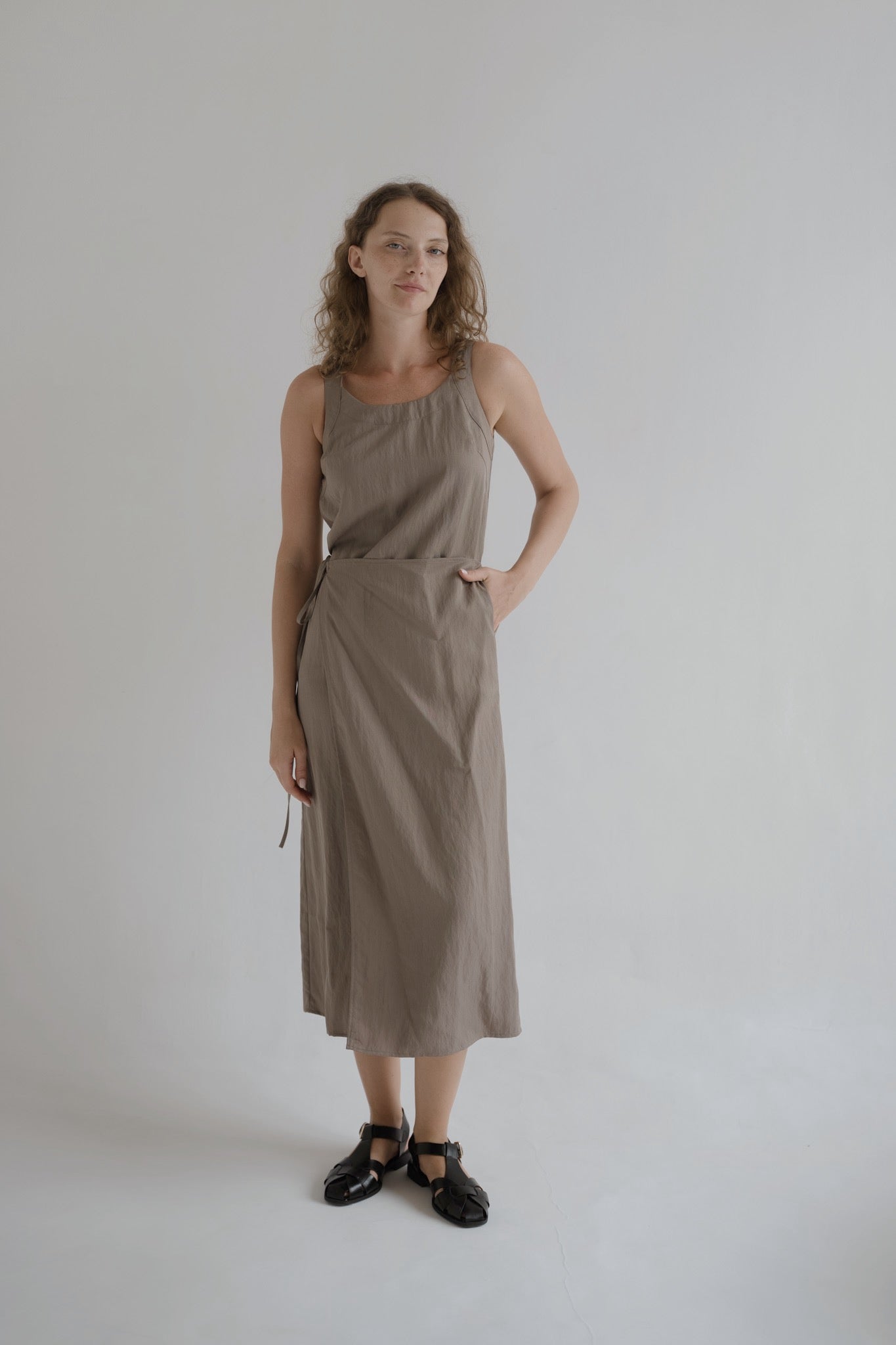 Tencel Wrap Dress