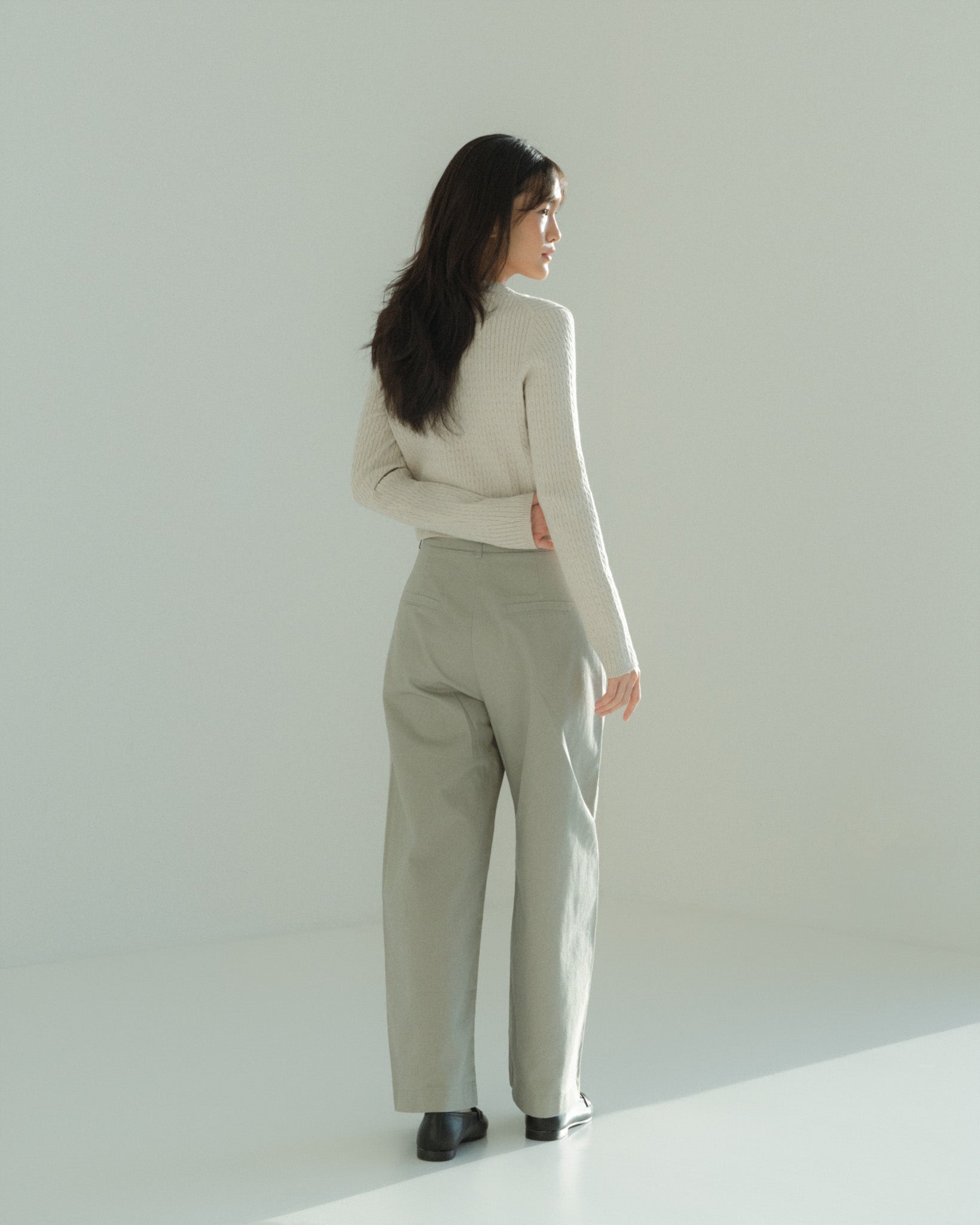 Cropped Knit Cardigan