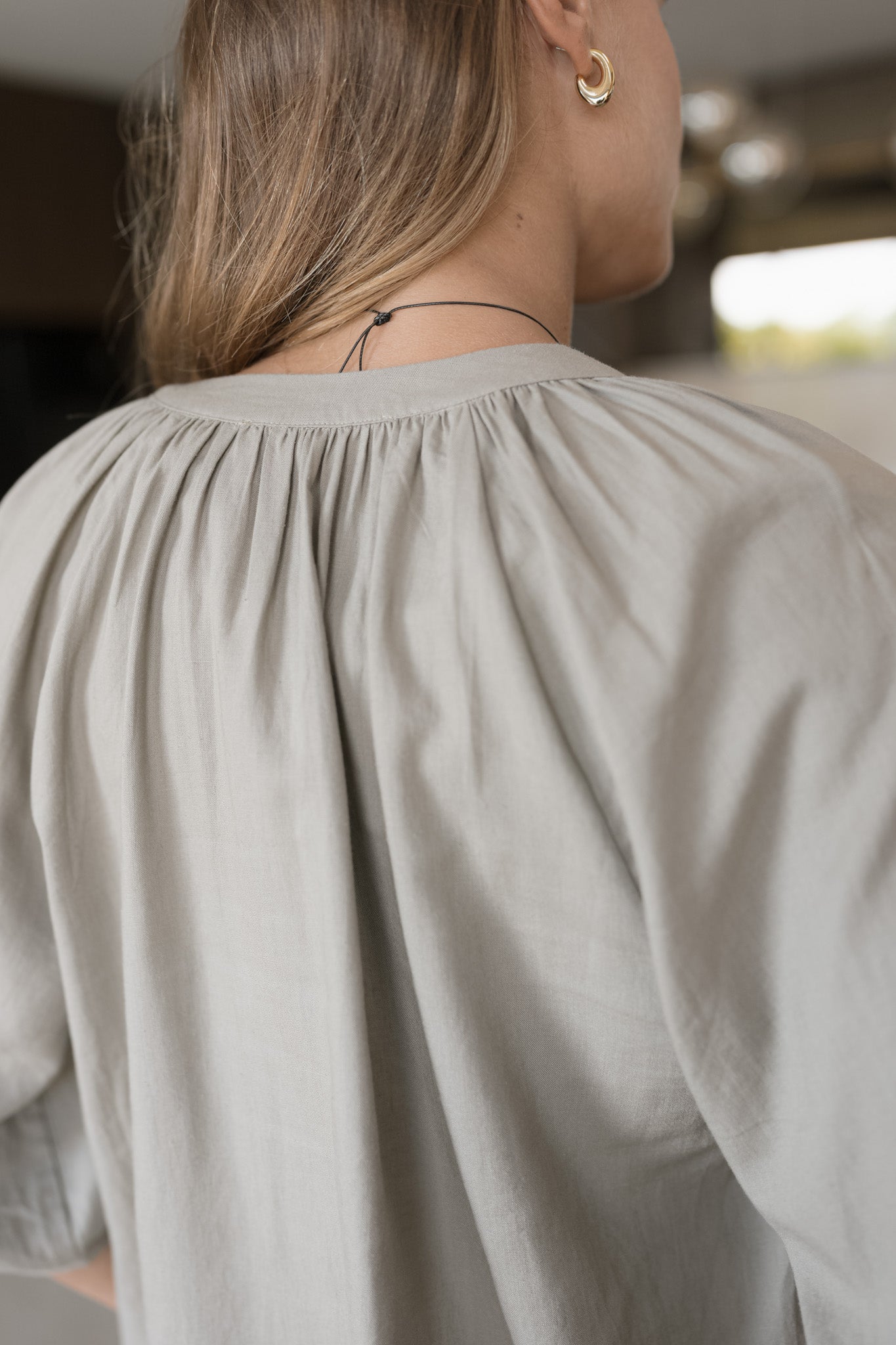 Button Linen Top