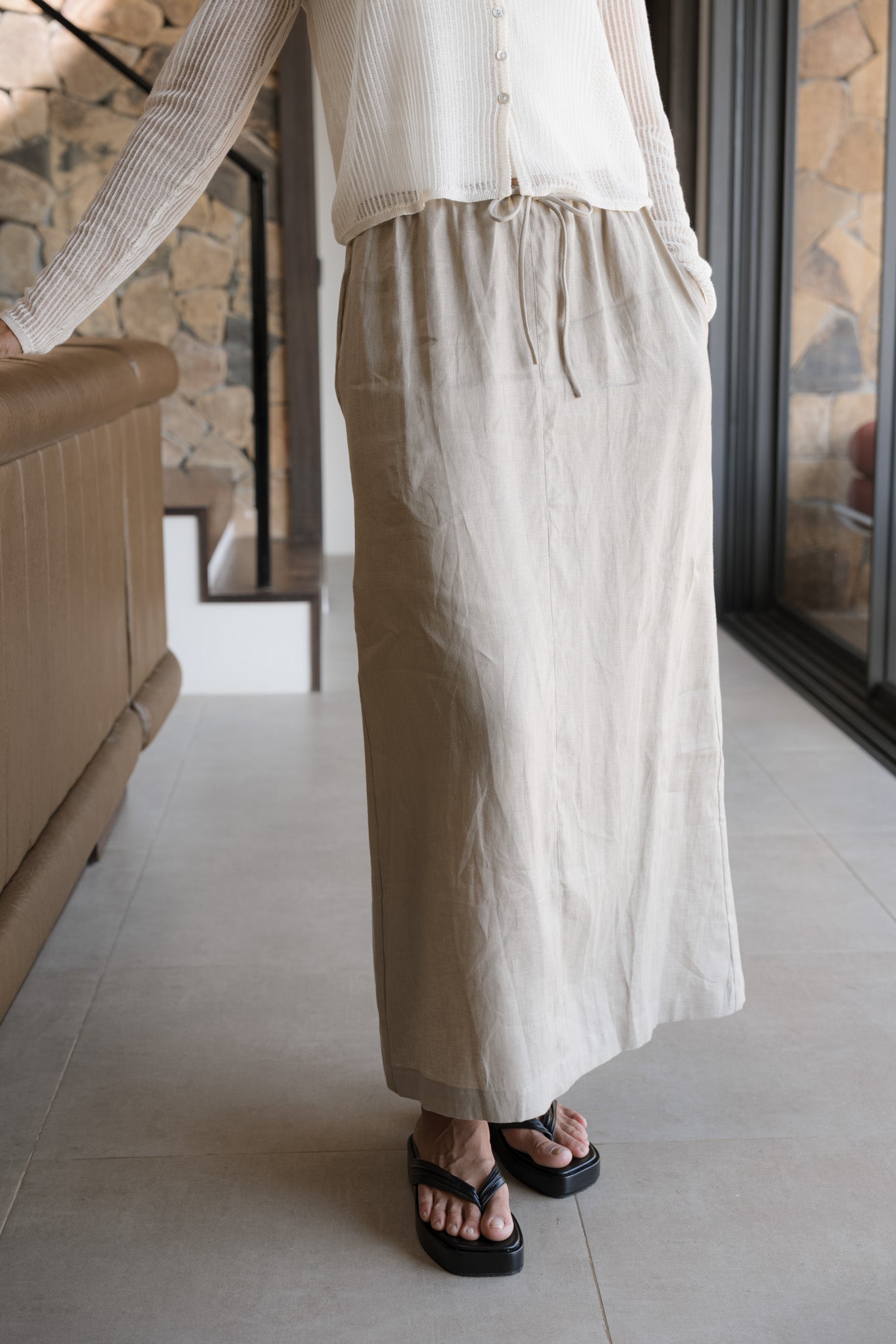 Ease Linen Skirt