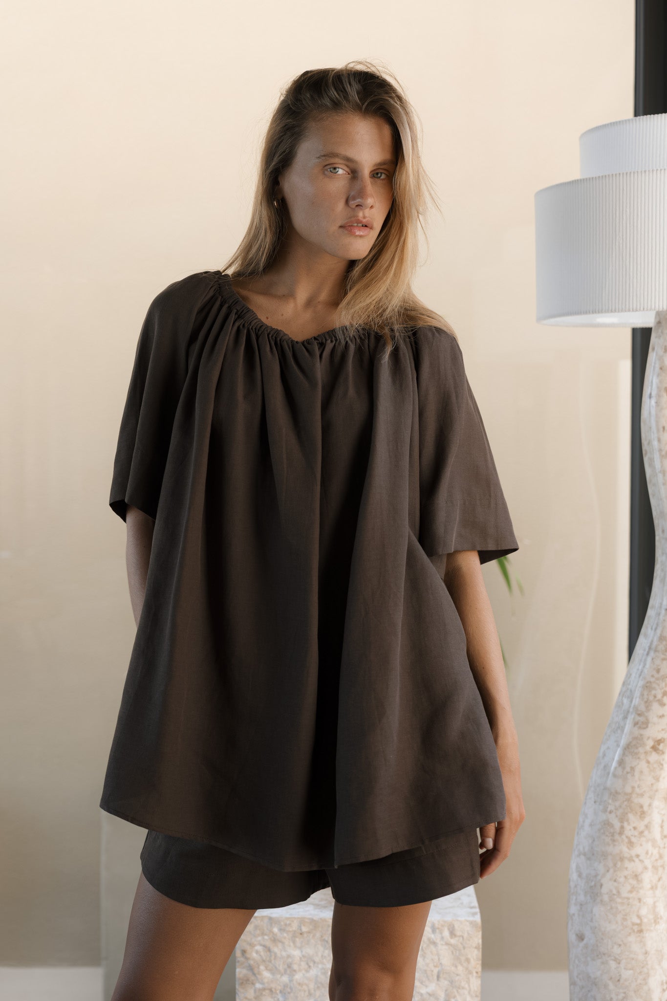 Elasticated Flare Shorts