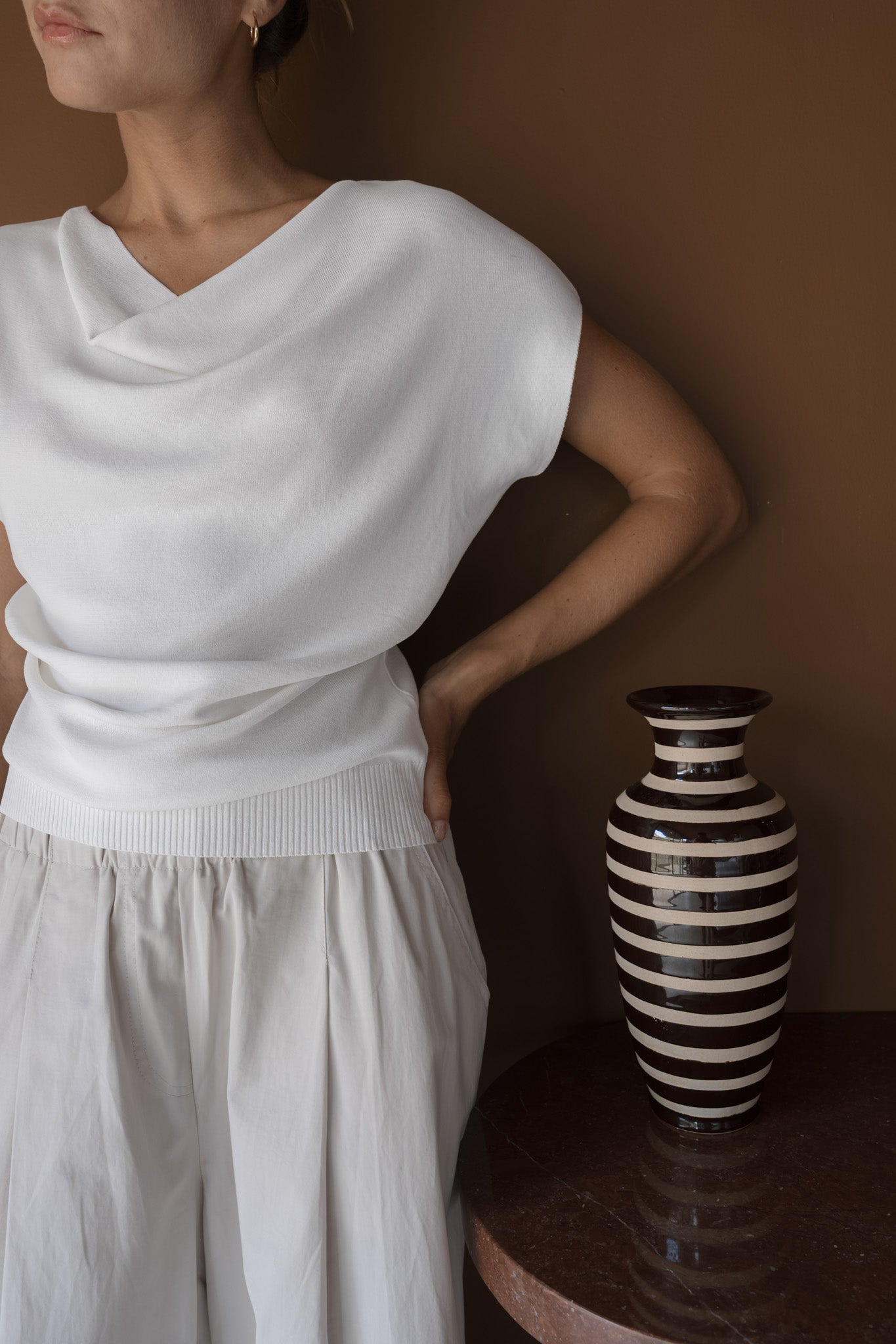 Drape Knit Top