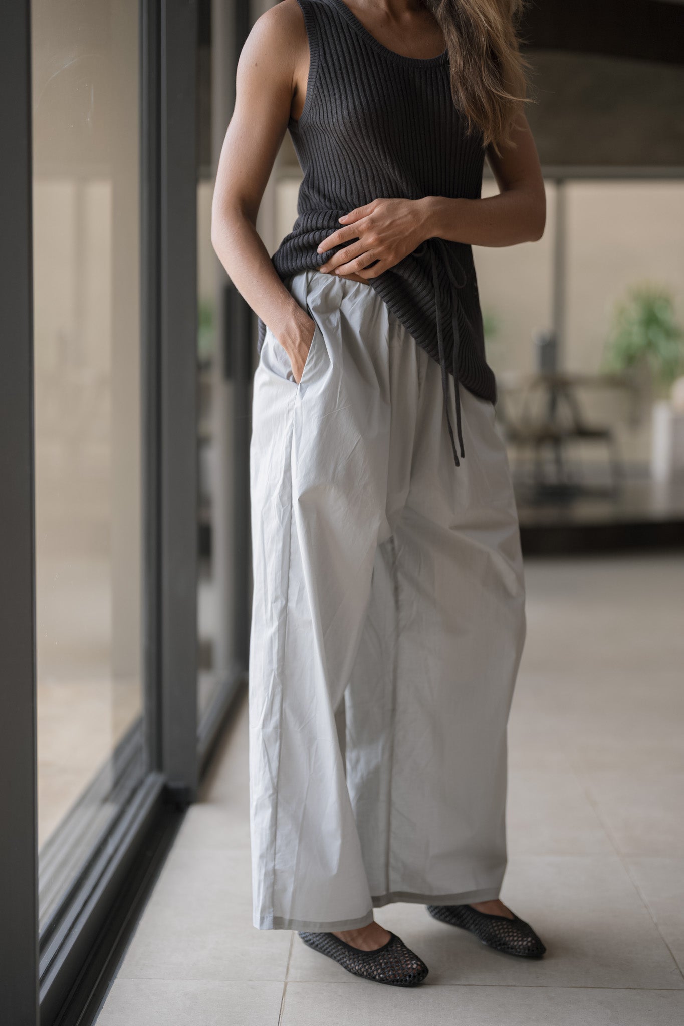 Crisp Flare Trousers