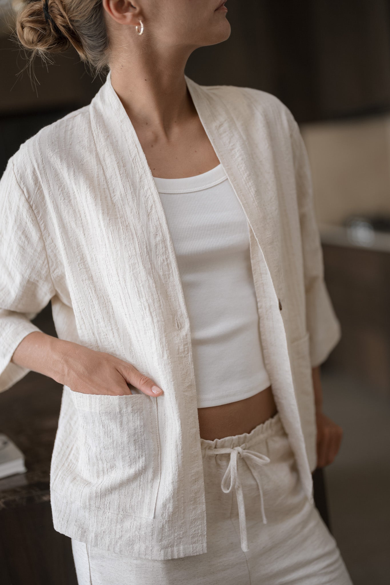 Haven Linen Kimono
