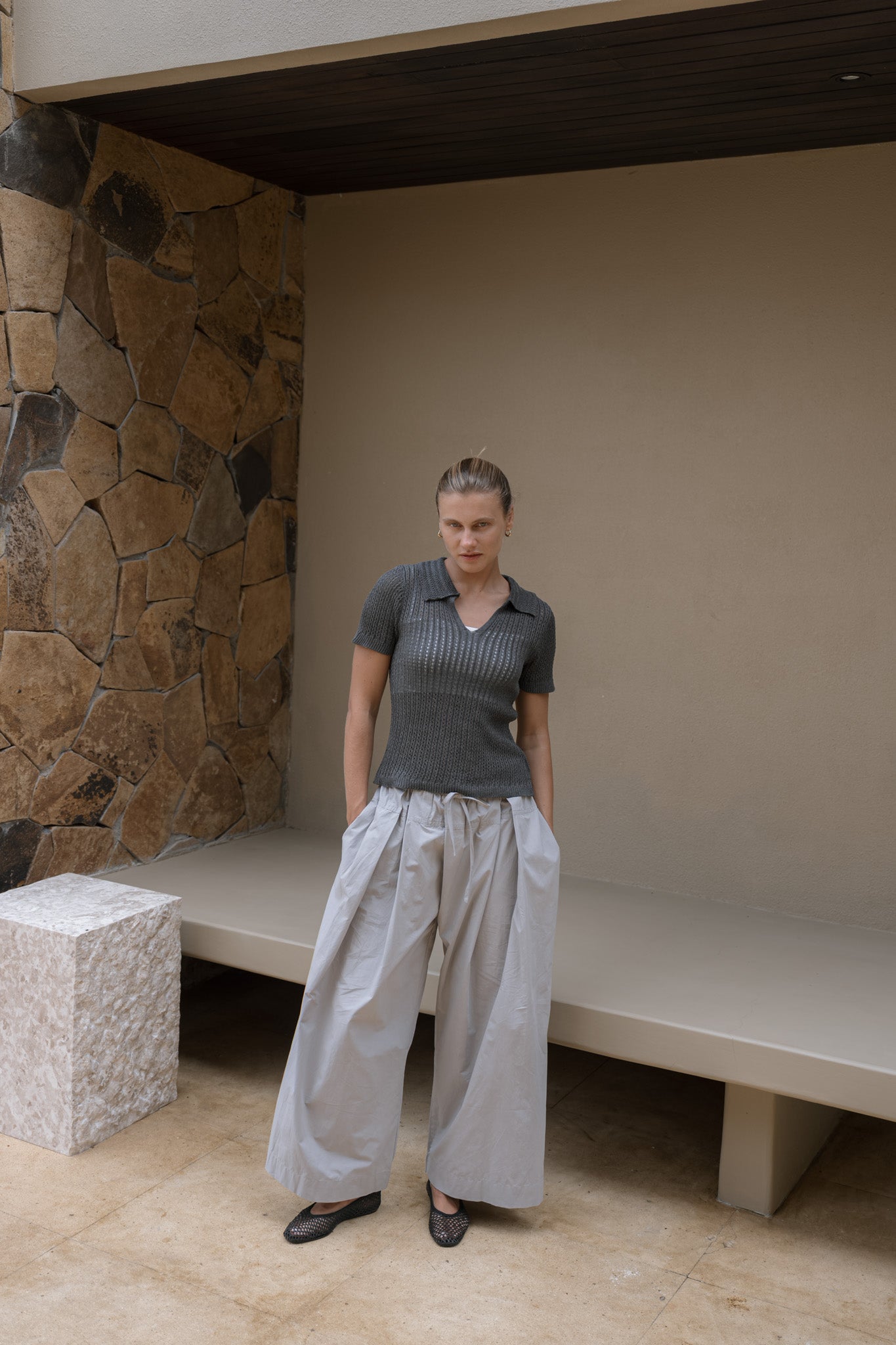 Darted Volume Trousers