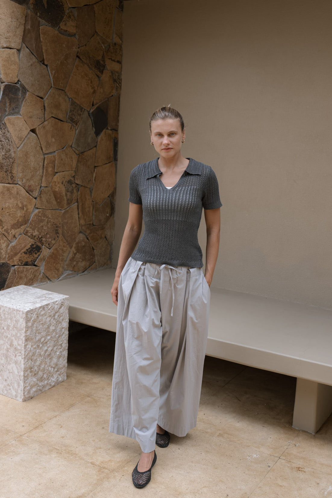 Darted Volume Trousers