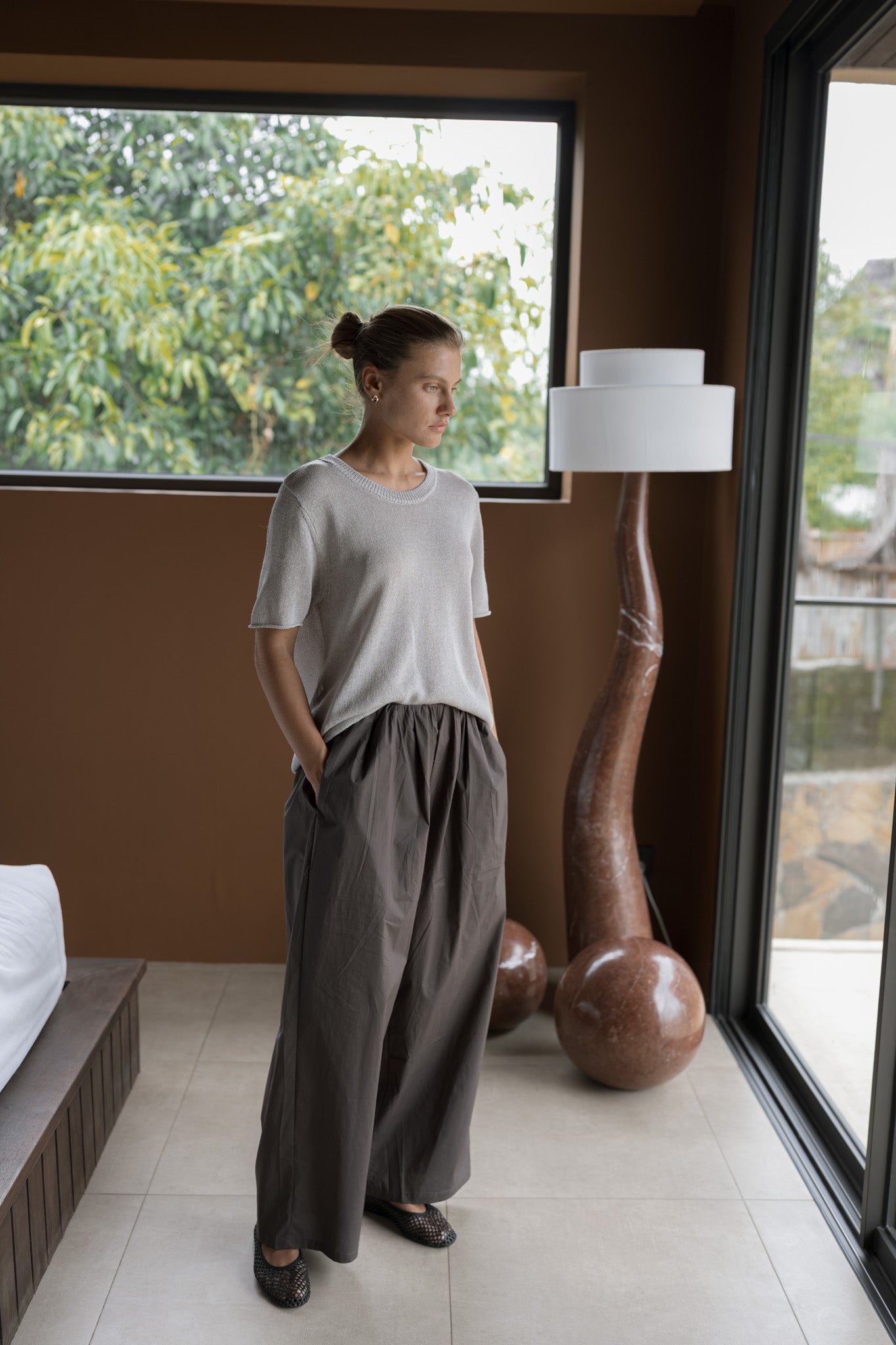 Crisp Flare Trousers