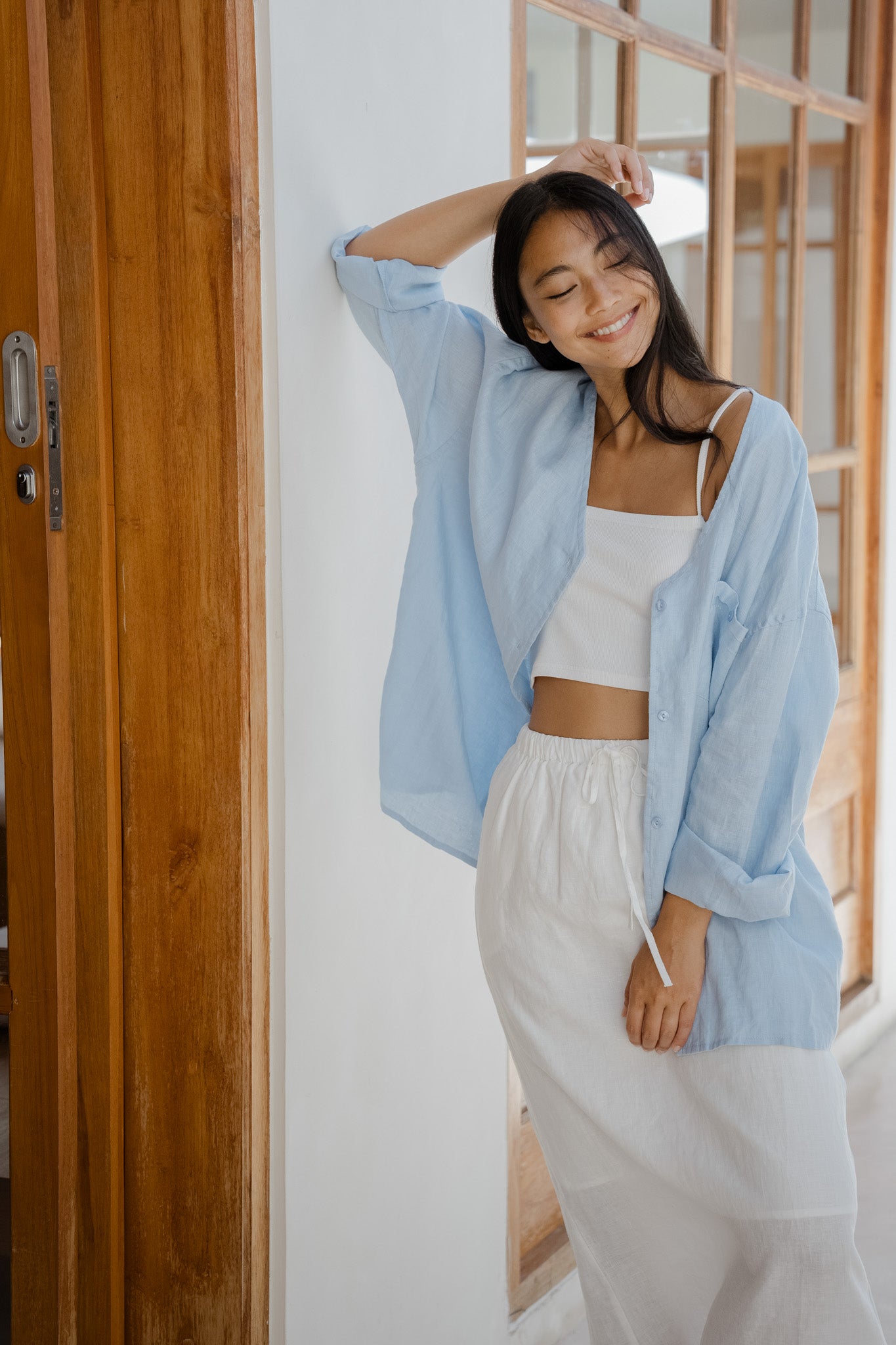 Shadow Linen Skirt