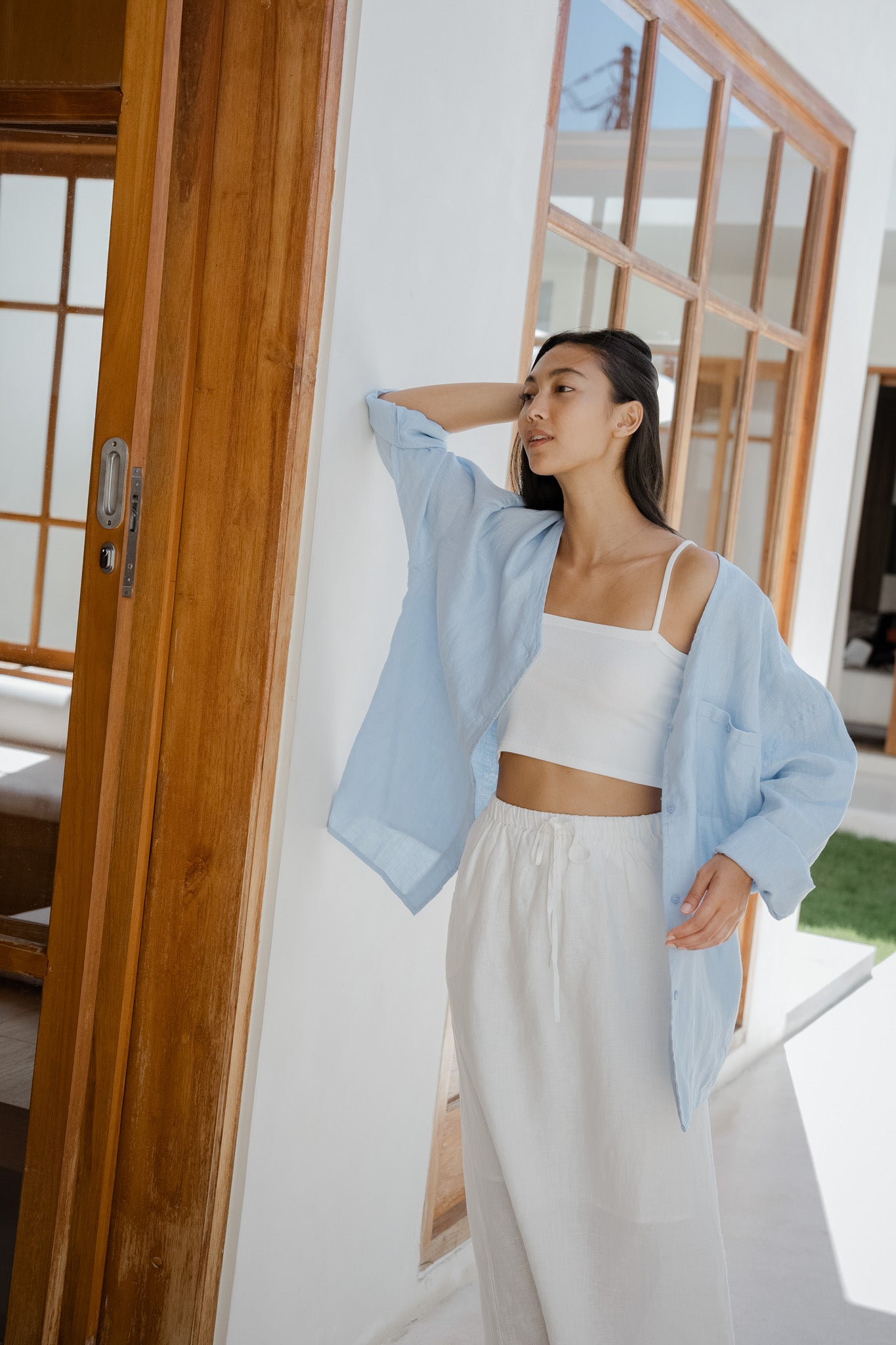 Shadow Linen Skirt