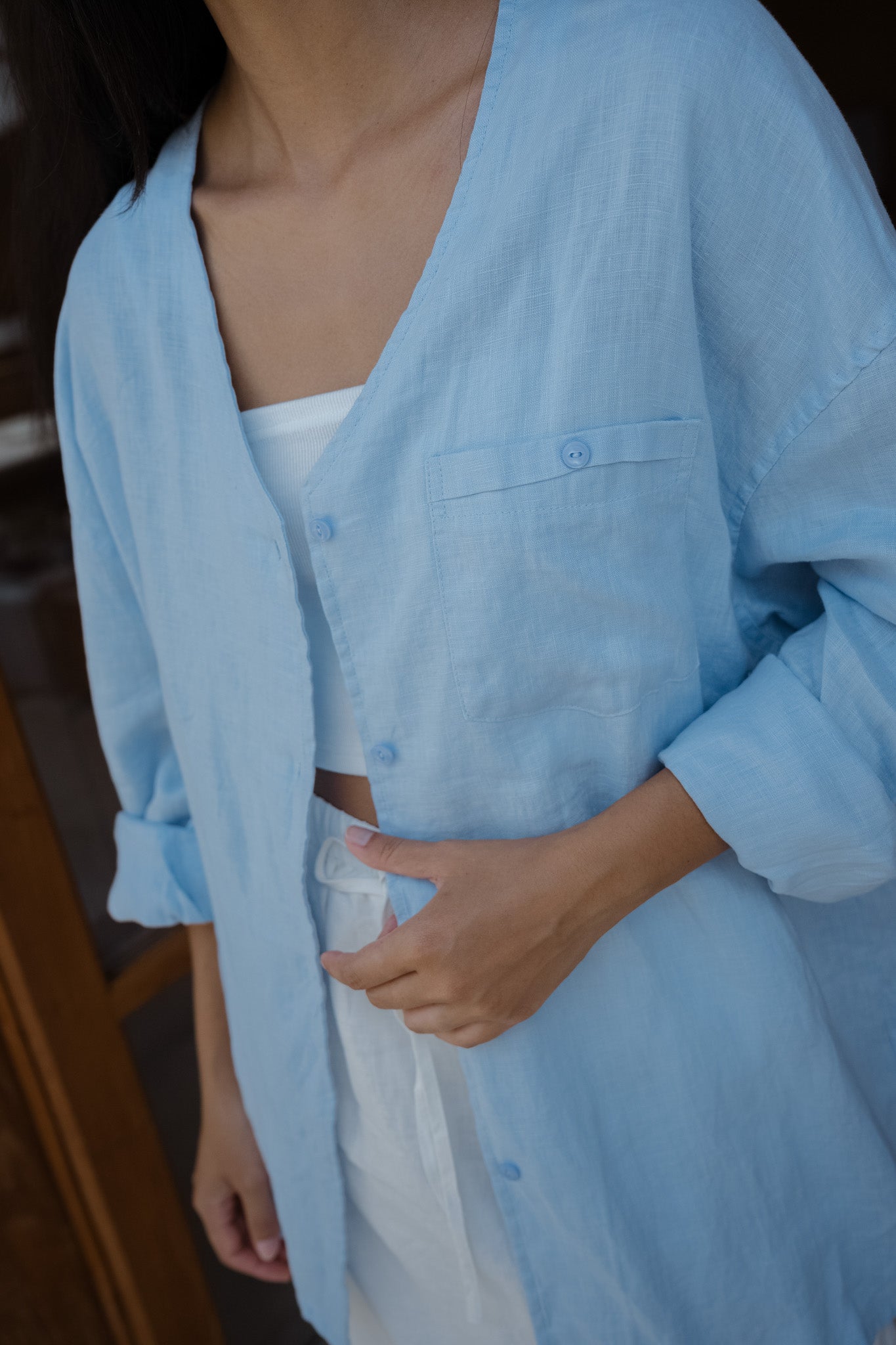 Blue Hour Linen Shirt