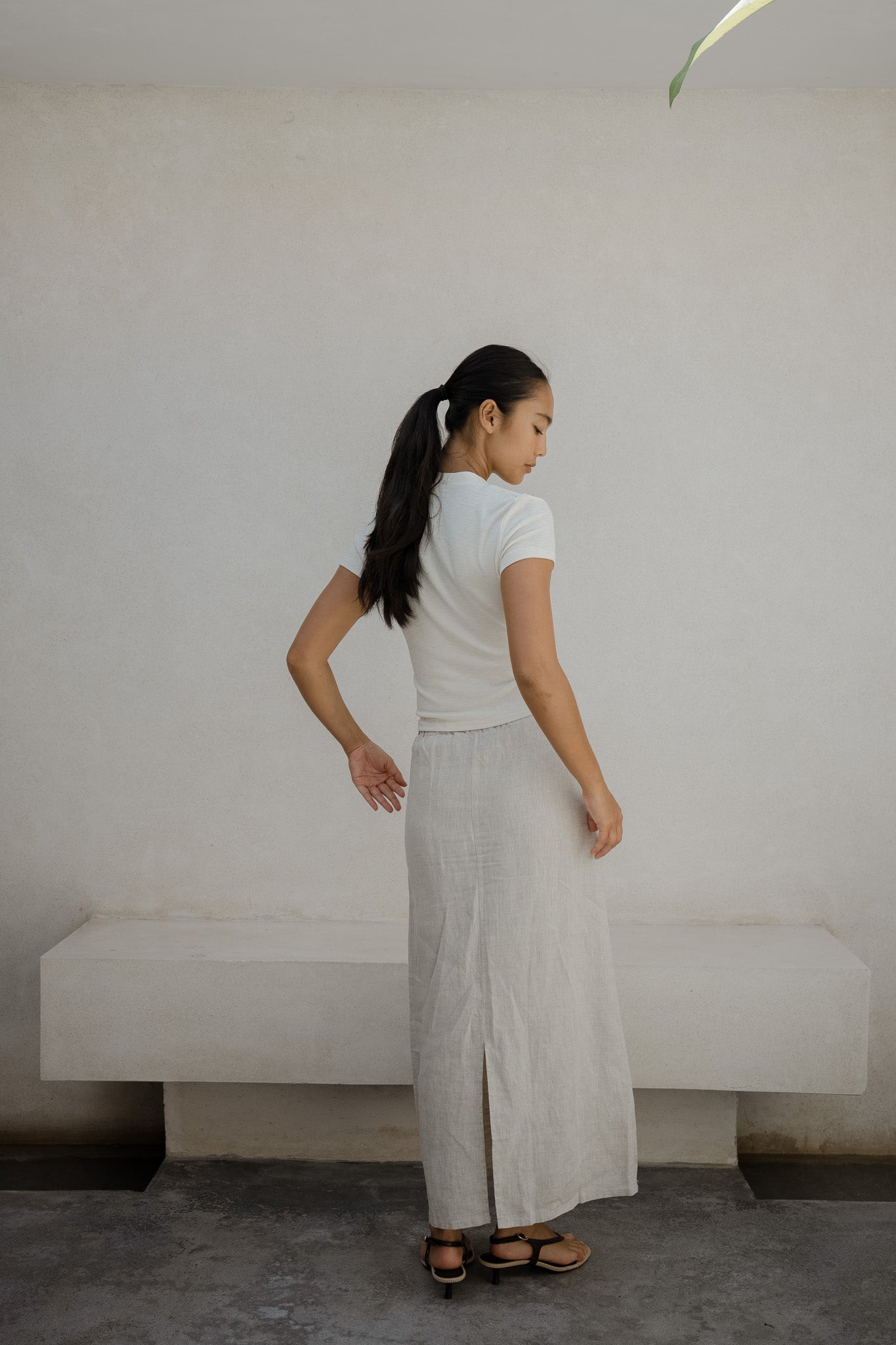 Noon Linen Skirt