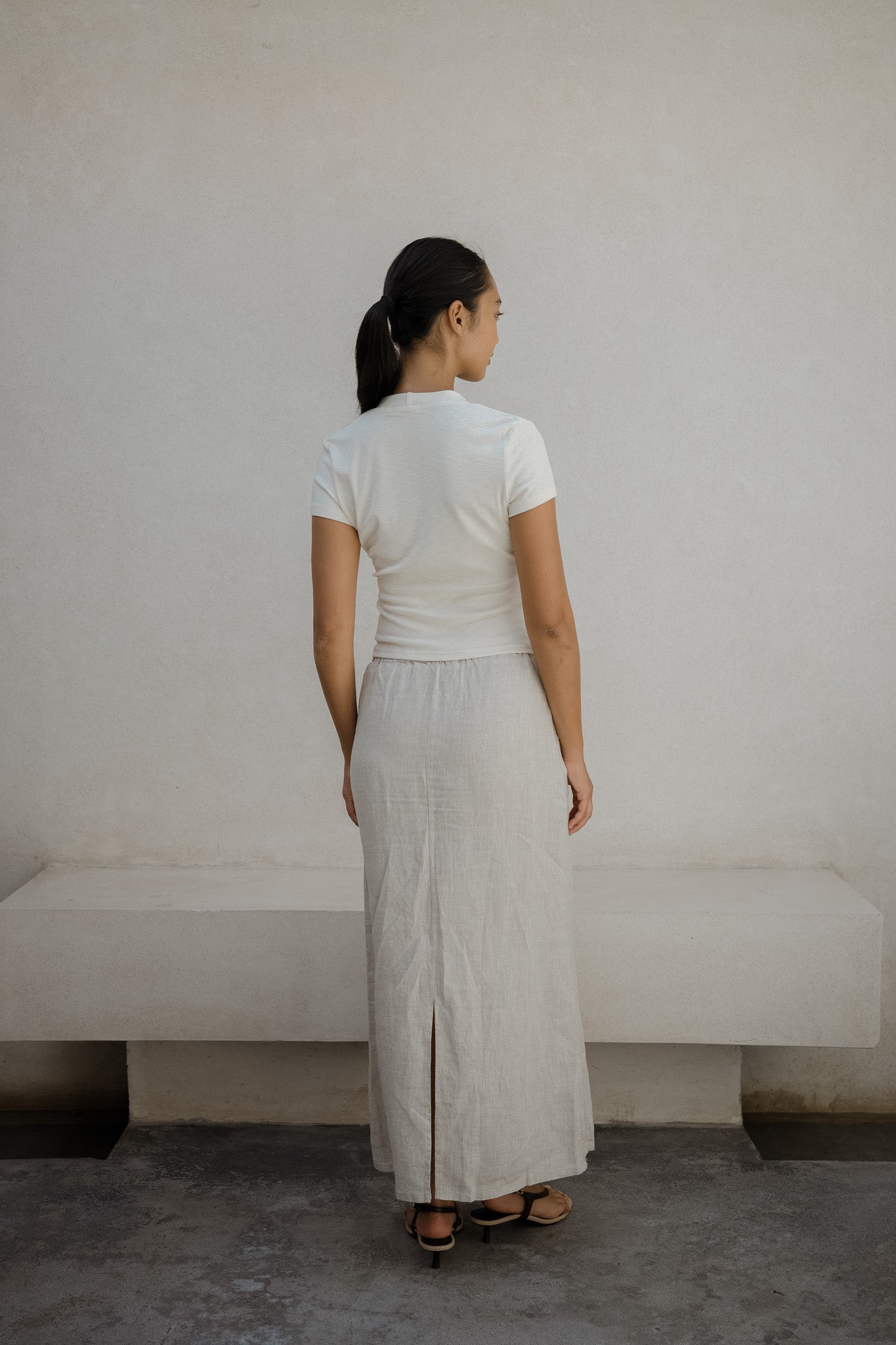 Noon Linen Skirt