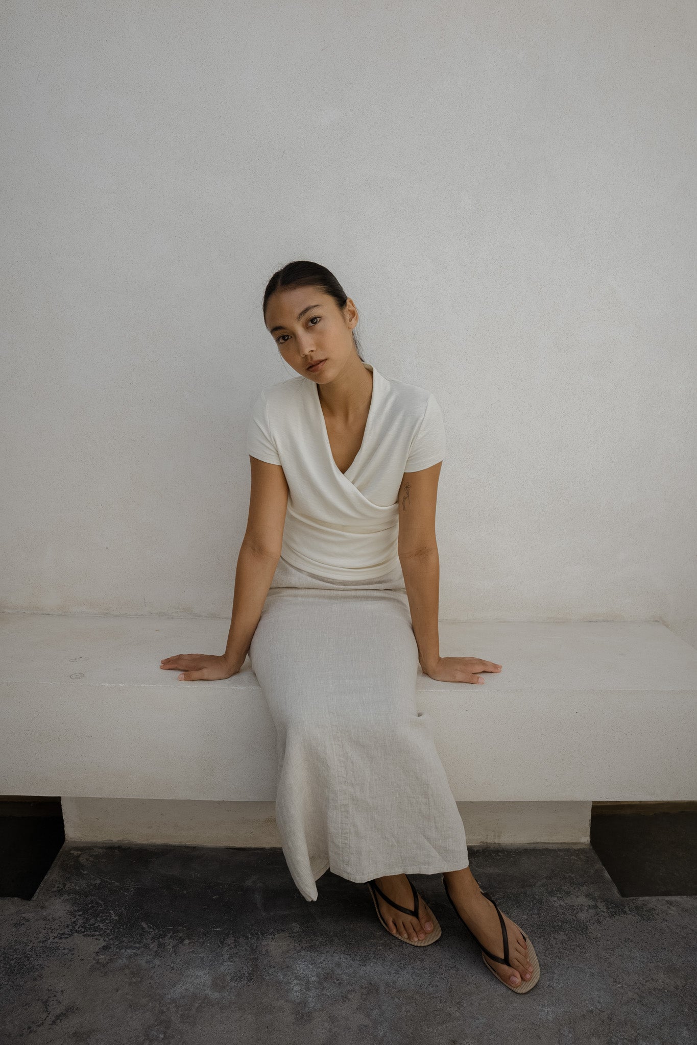 Noon Linen Skirt