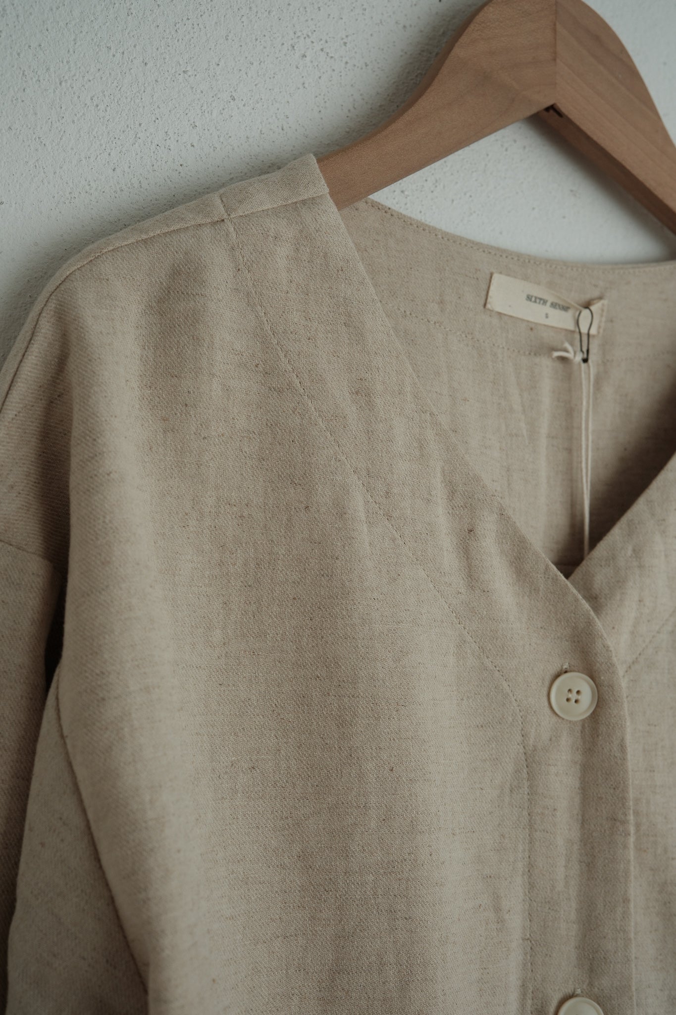 Gael Linen Long Sleeve Top