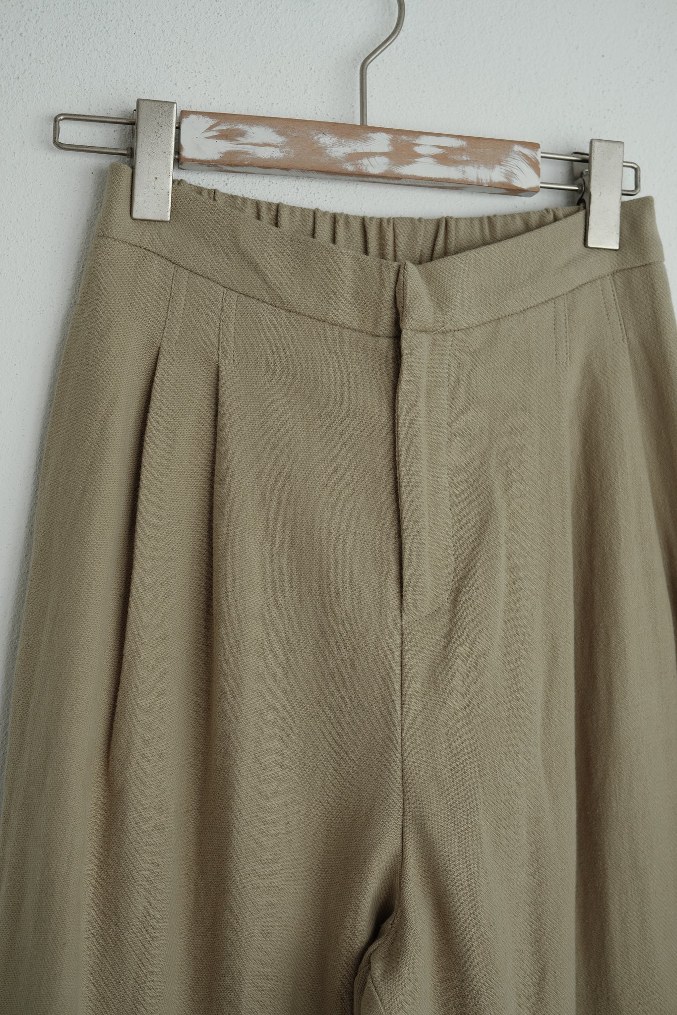 Thalia Long Linen Trousers