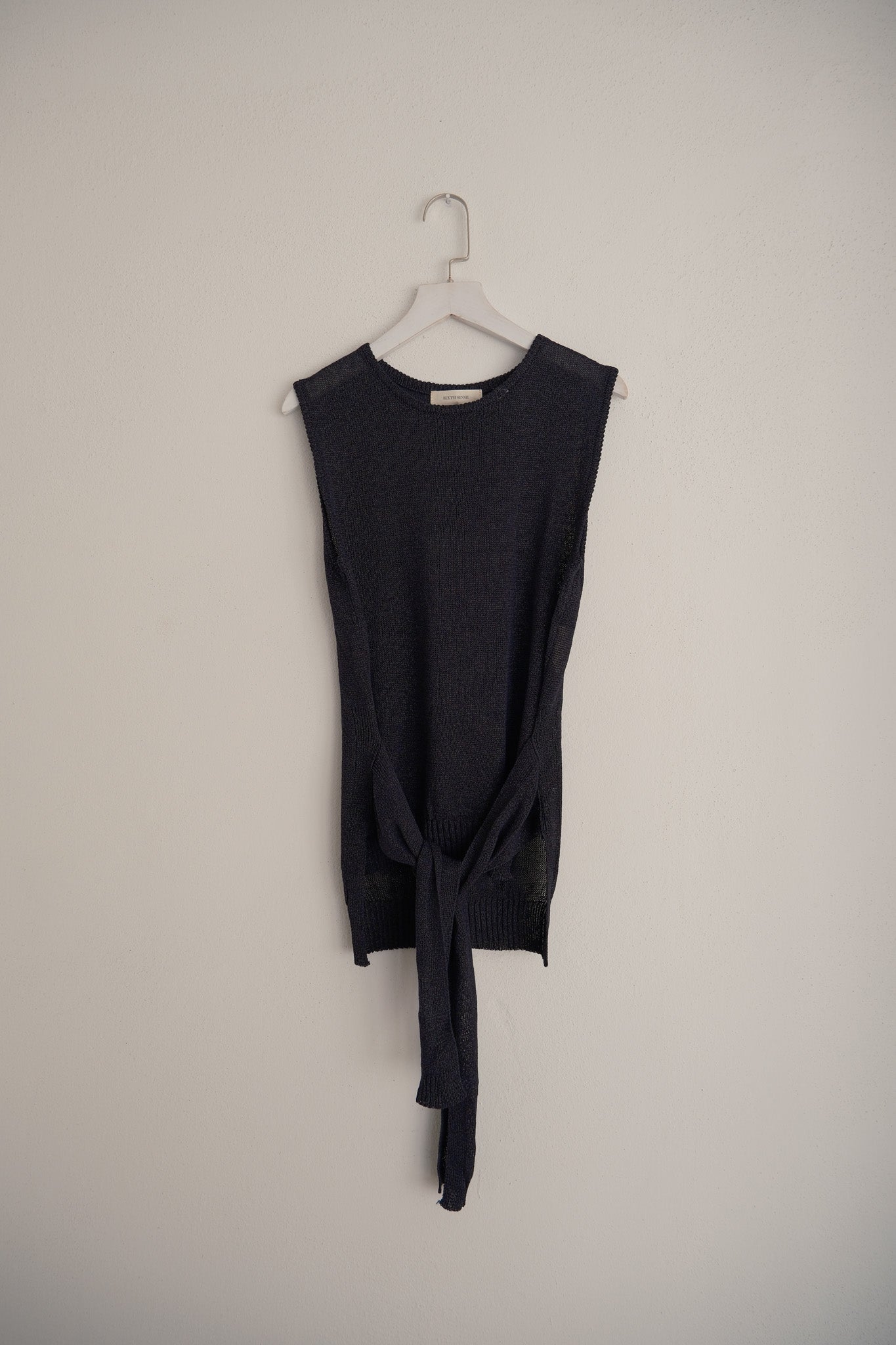 Front Tie Knit Top