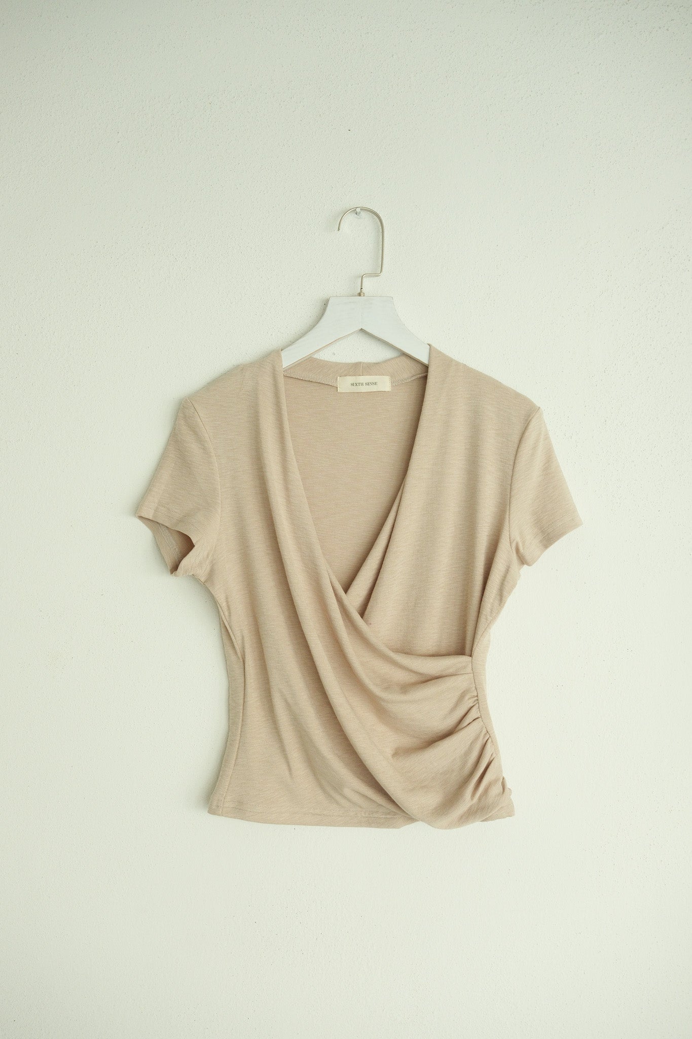 Overlap V Neck Tee