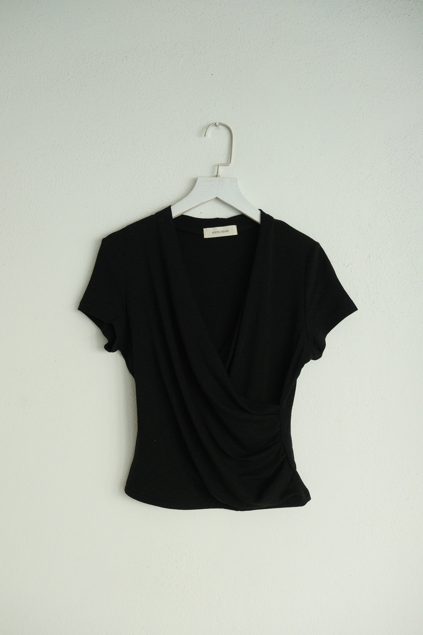 Overlap V Neck Tee