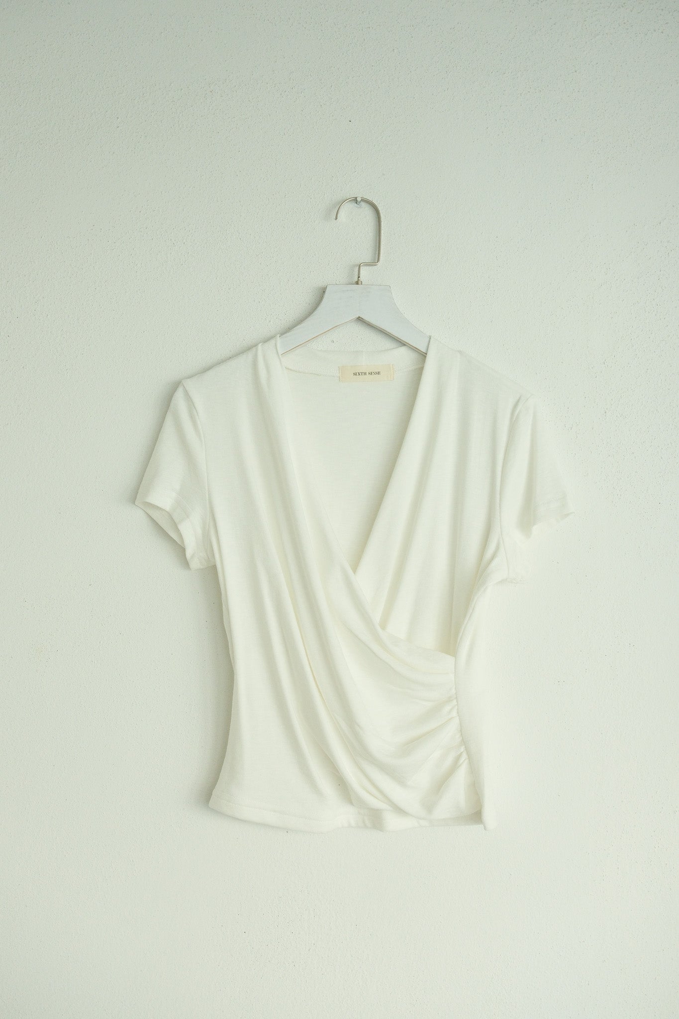 Overlap V Neck Tee