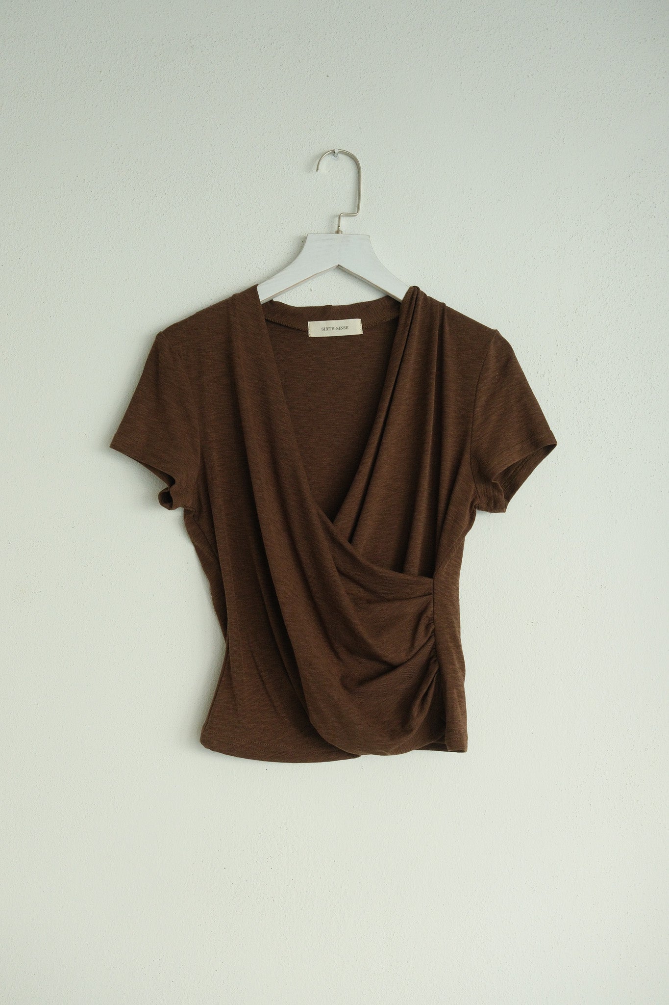 Overlap V Neck Tee